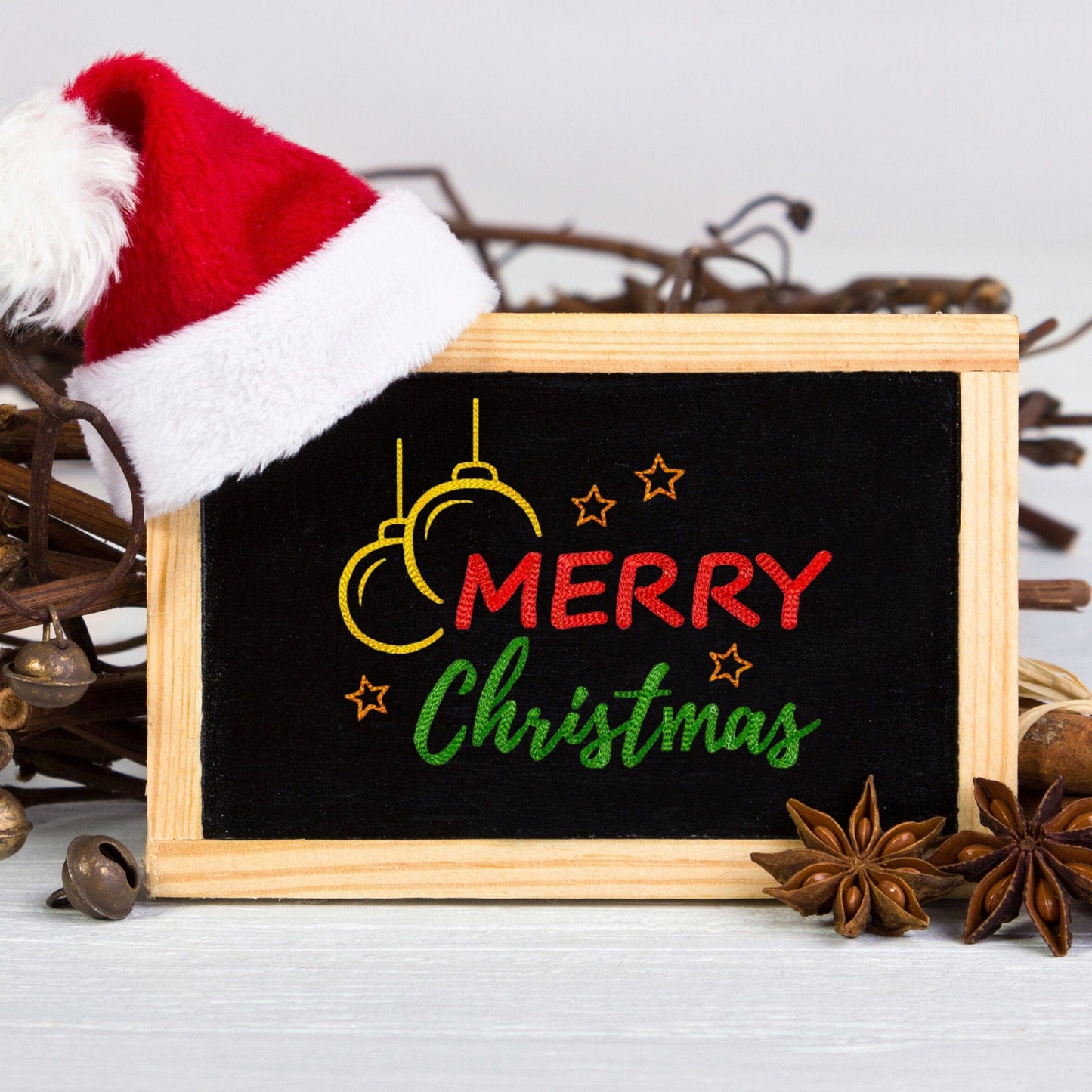 Merry Christmas - Embroidery design