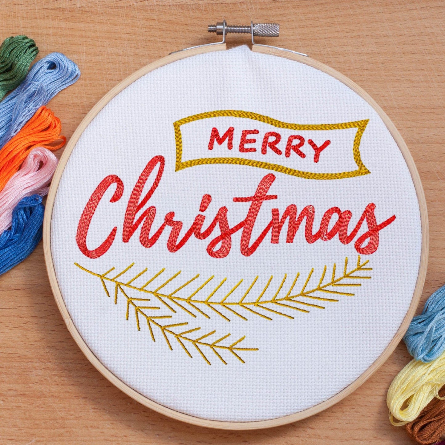 Merry Christmas - Embroidery design