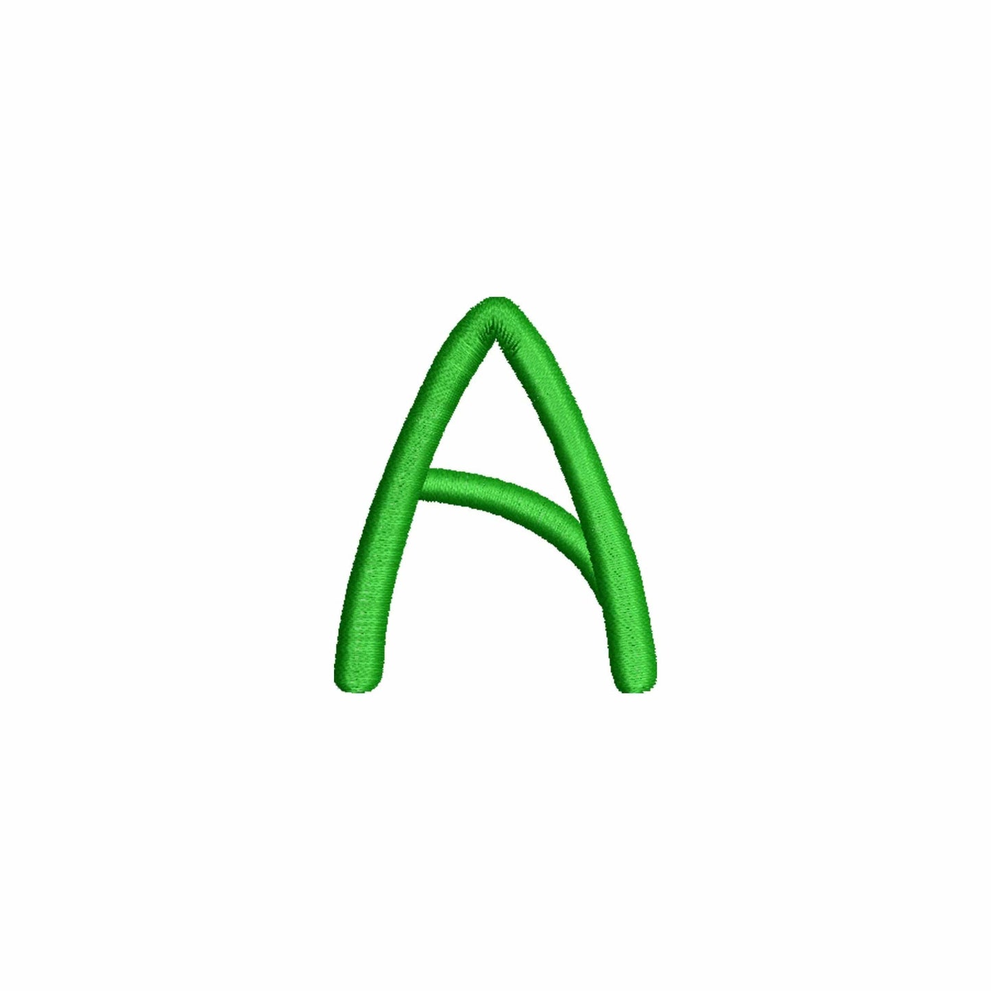 Basilik - Mini embroidery font