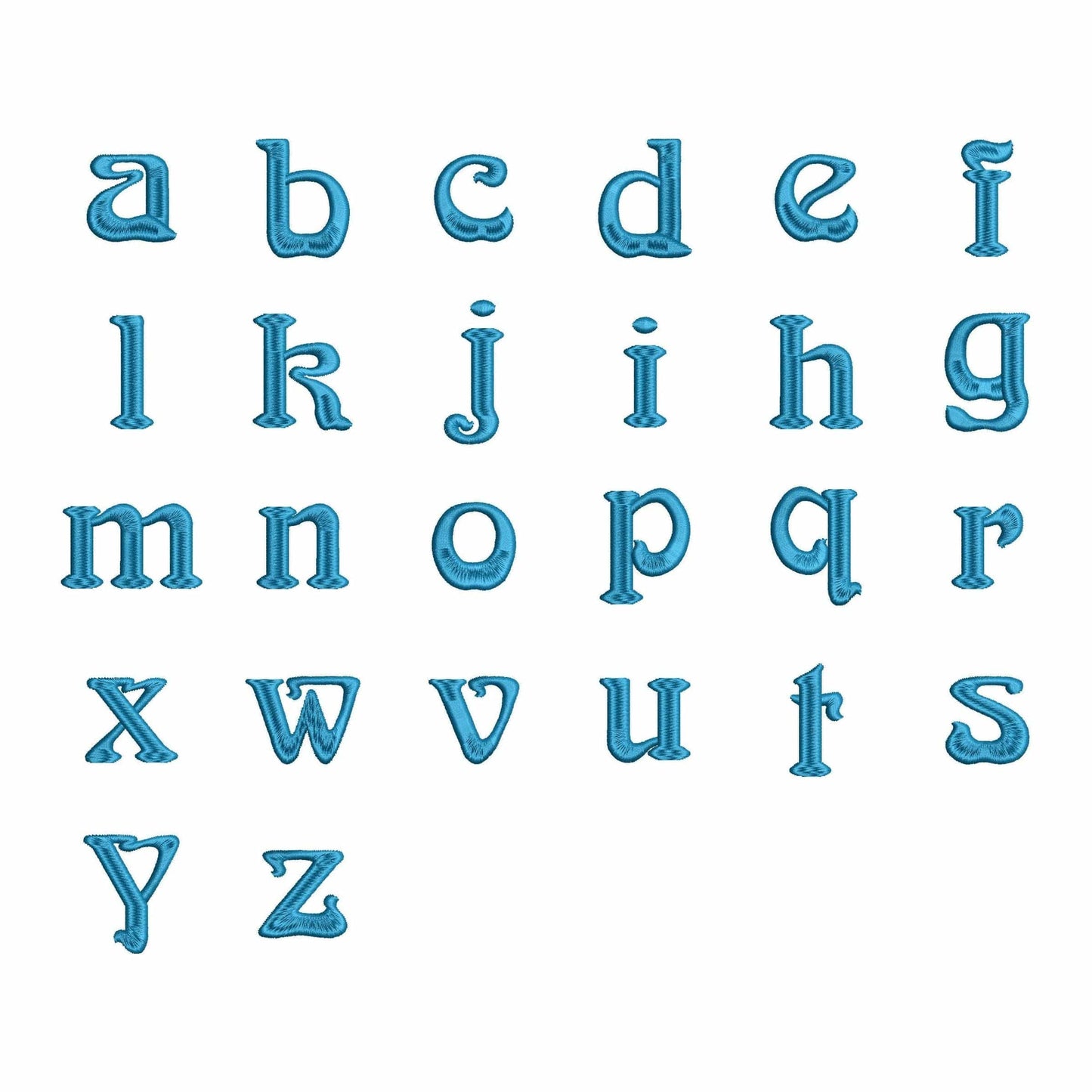 Antique - Embroidery font