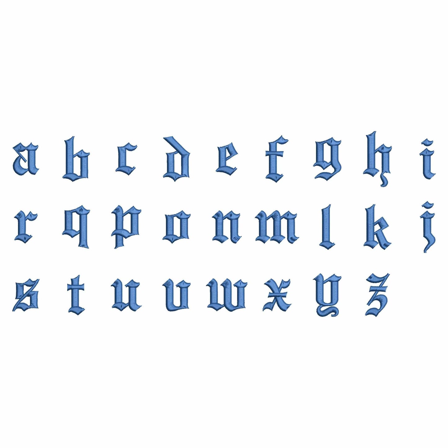 Ancient - Embroidery font