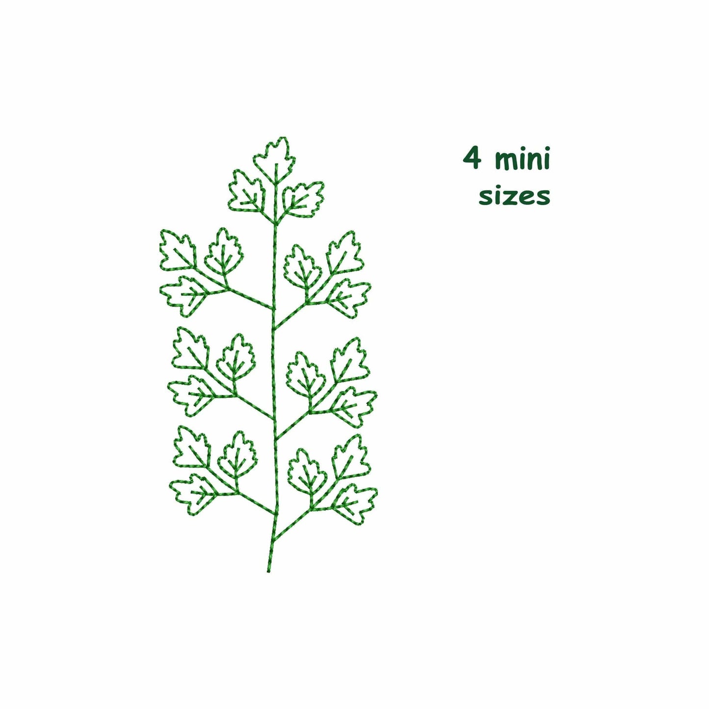 Leaves Mini - Embroidery design