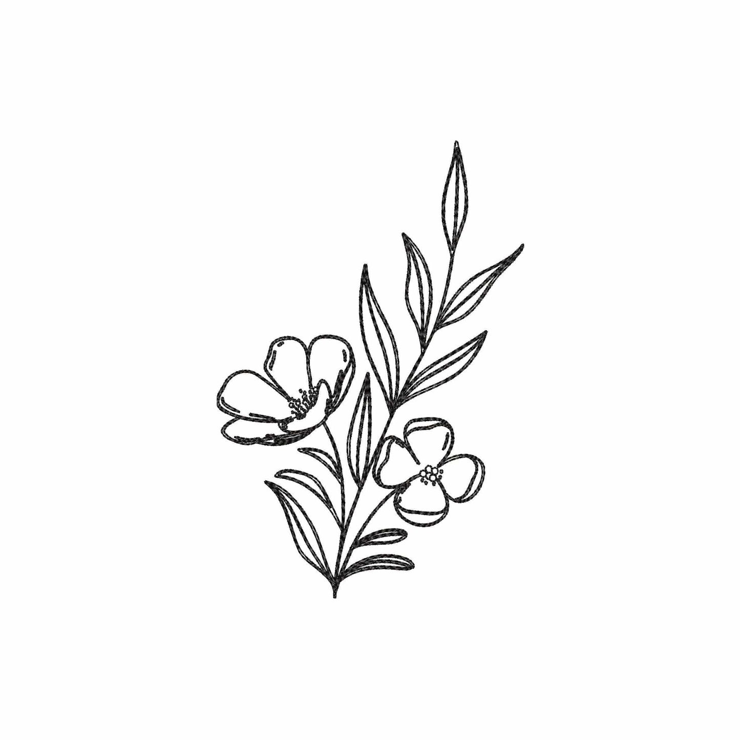 Flower - Embroidery design