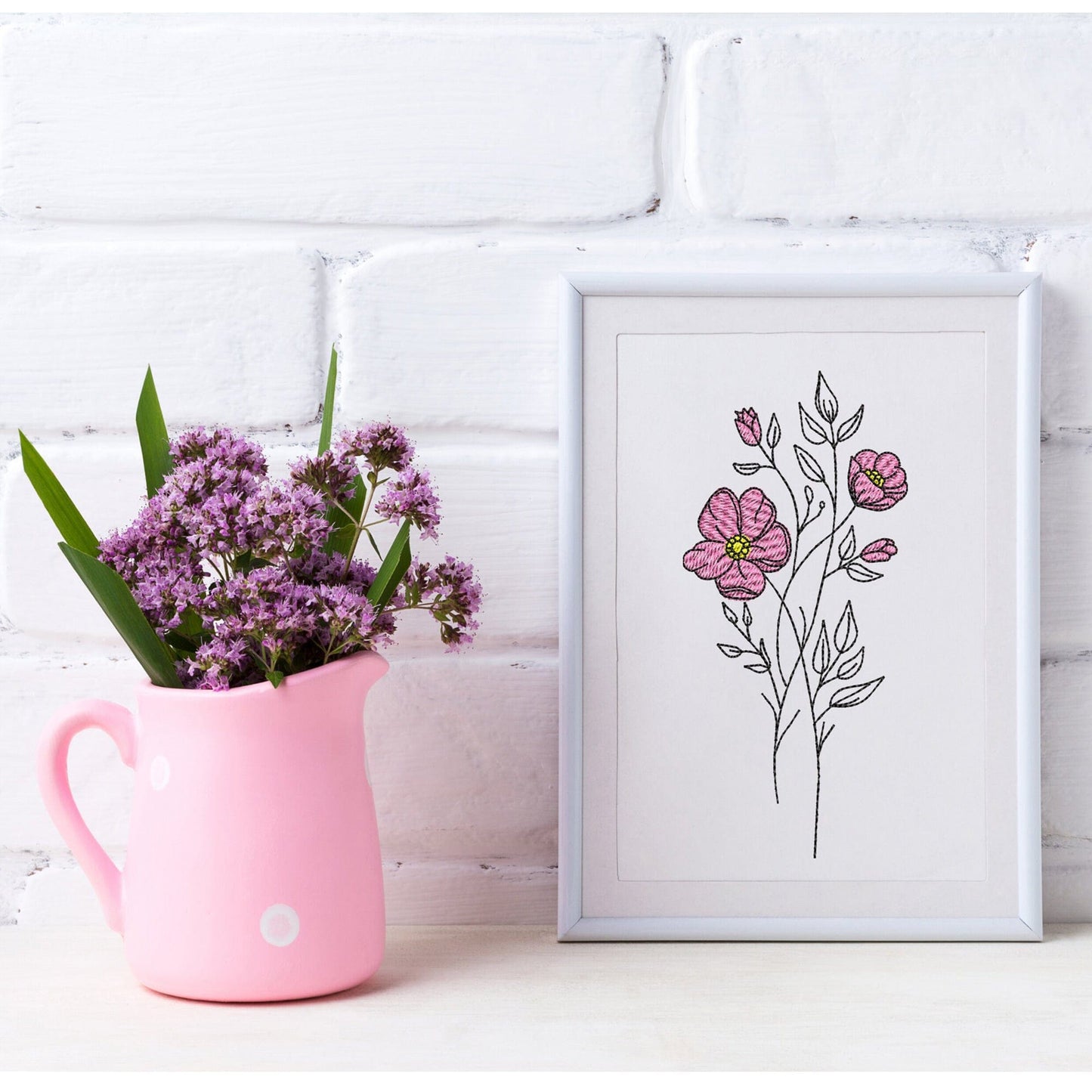Flower - Embroidery design