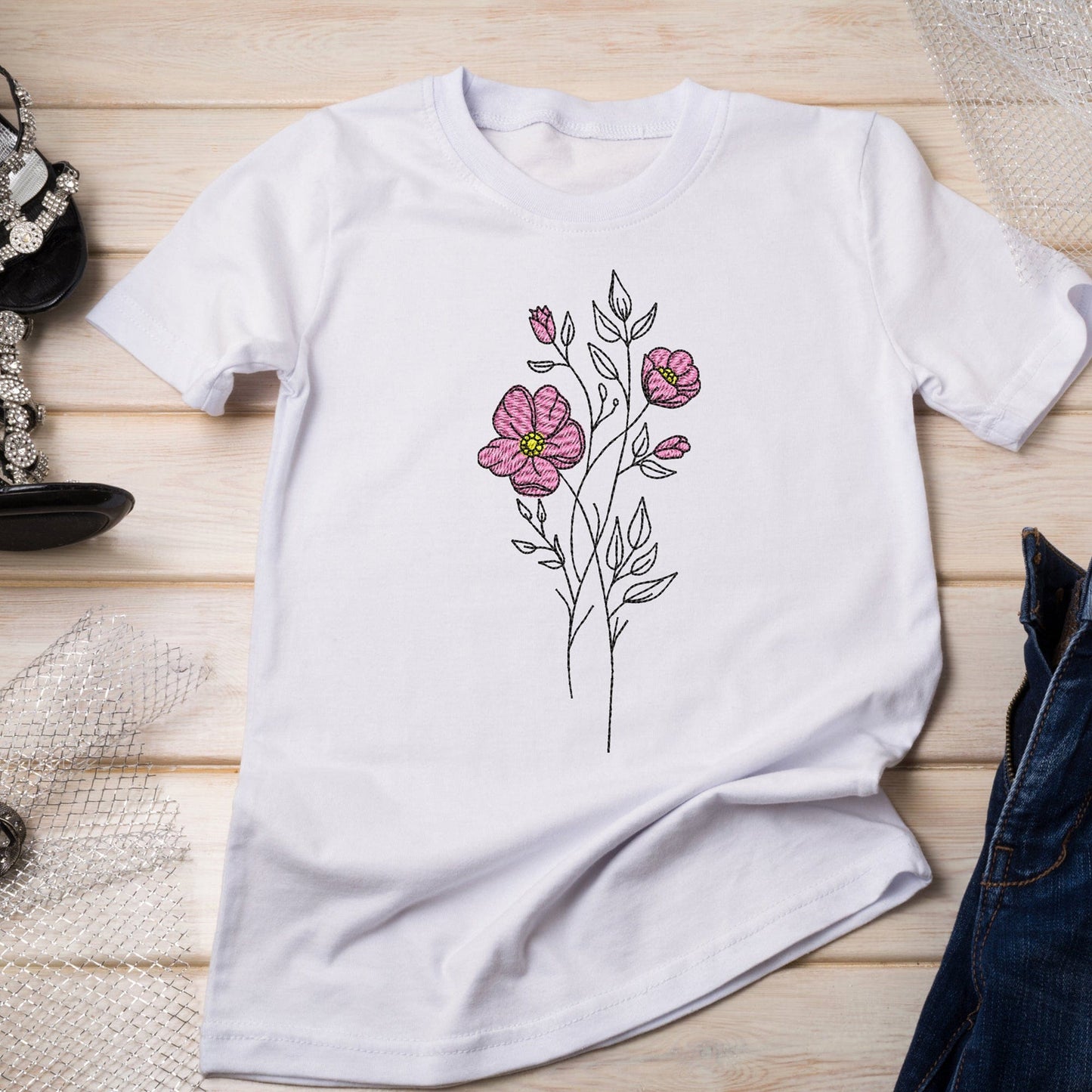Flower - Embroidery design