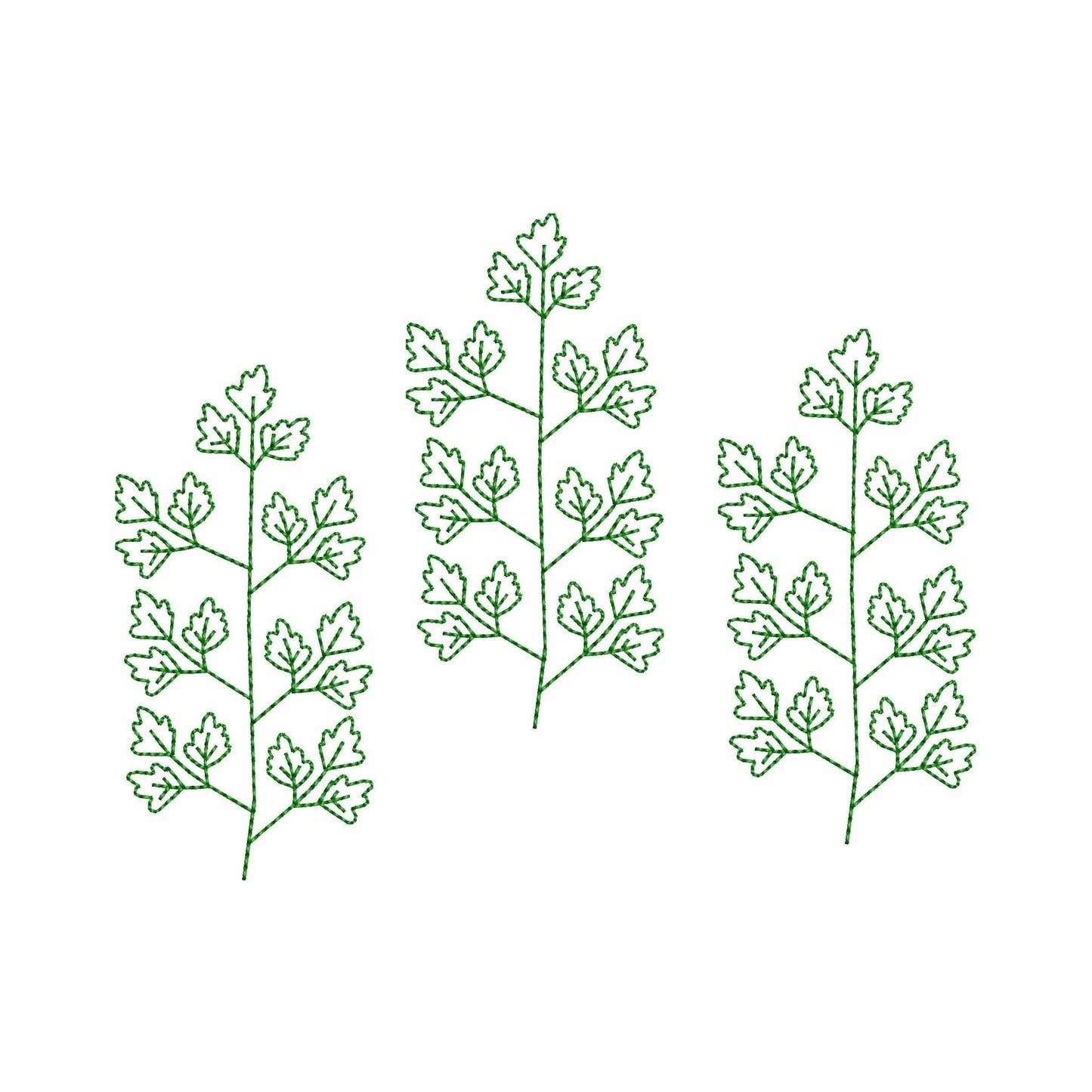 Leaves Mini - Embroidery design