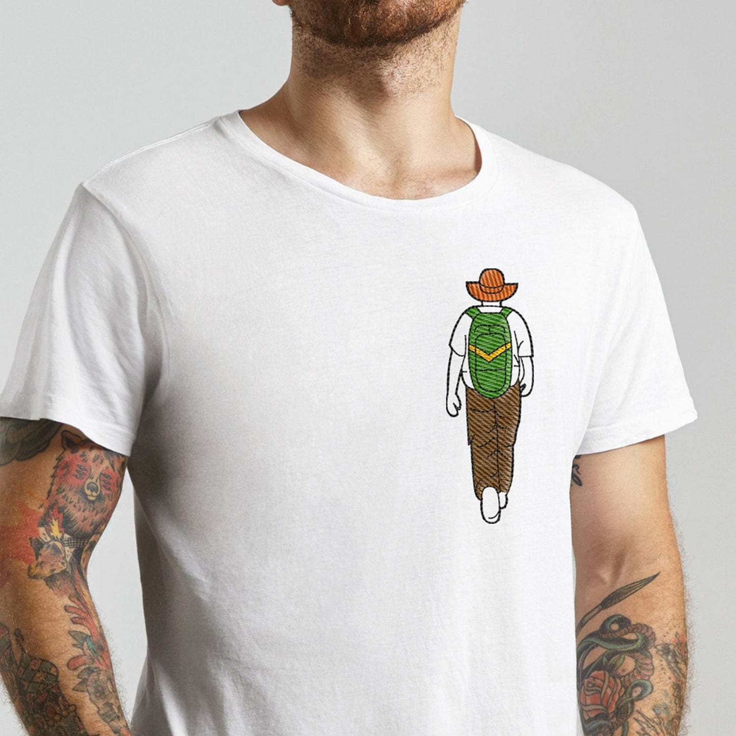 Hiker - Embroidery design