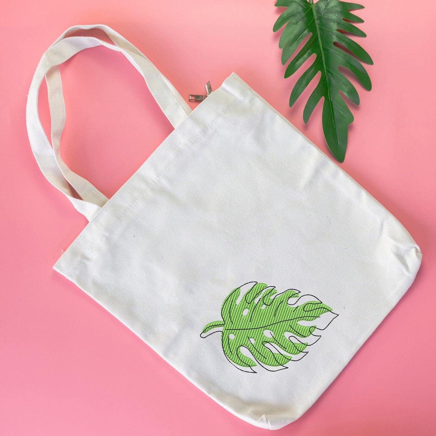 Tropical leaf - Embroidery design