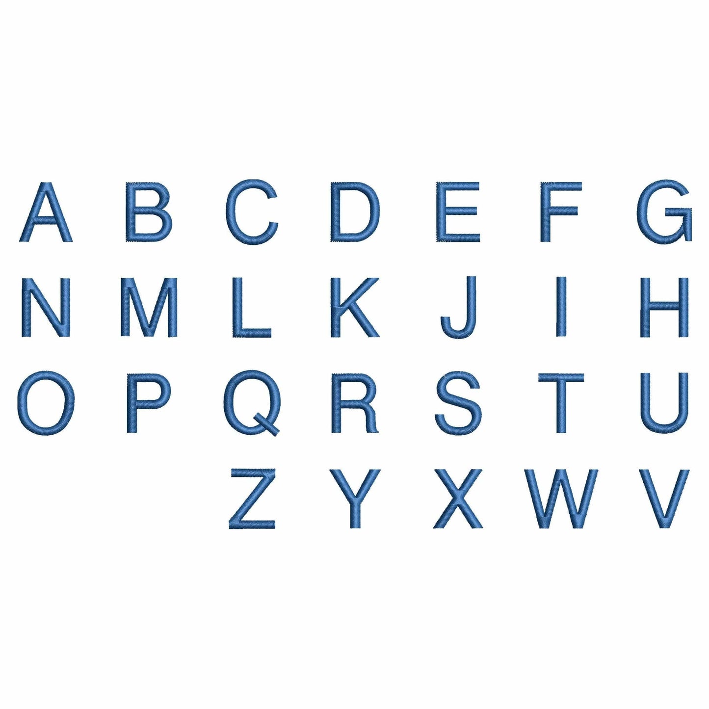 Helvetica - Mini Embroidery font