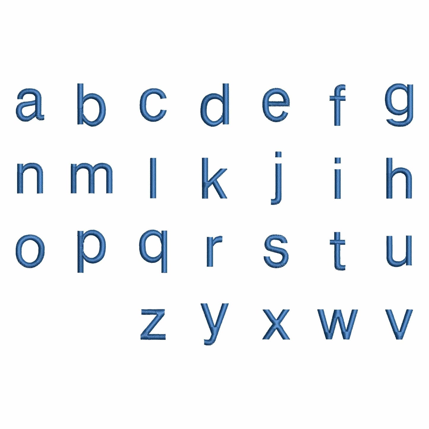 Helvetica - Mini Embroidery font