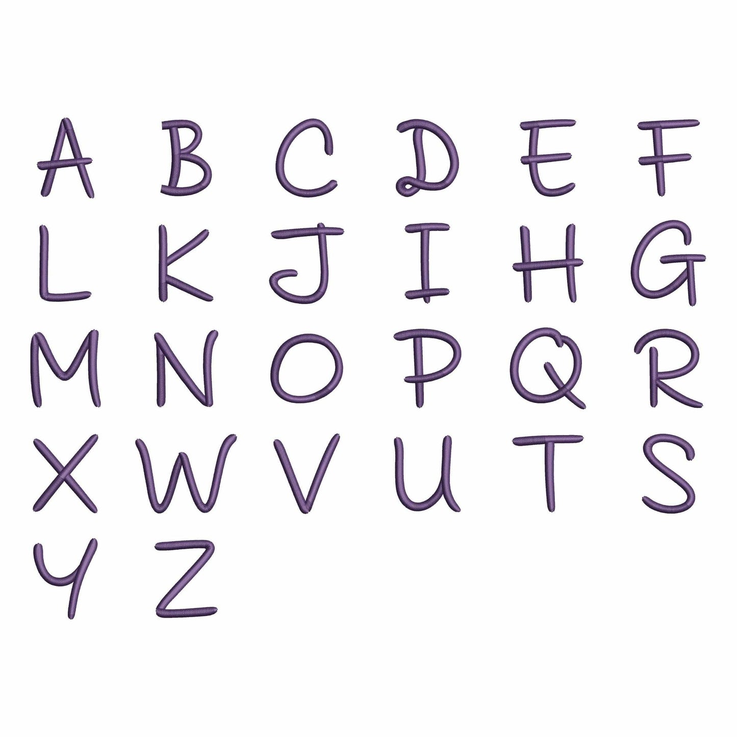 Bessie - Embroidery font