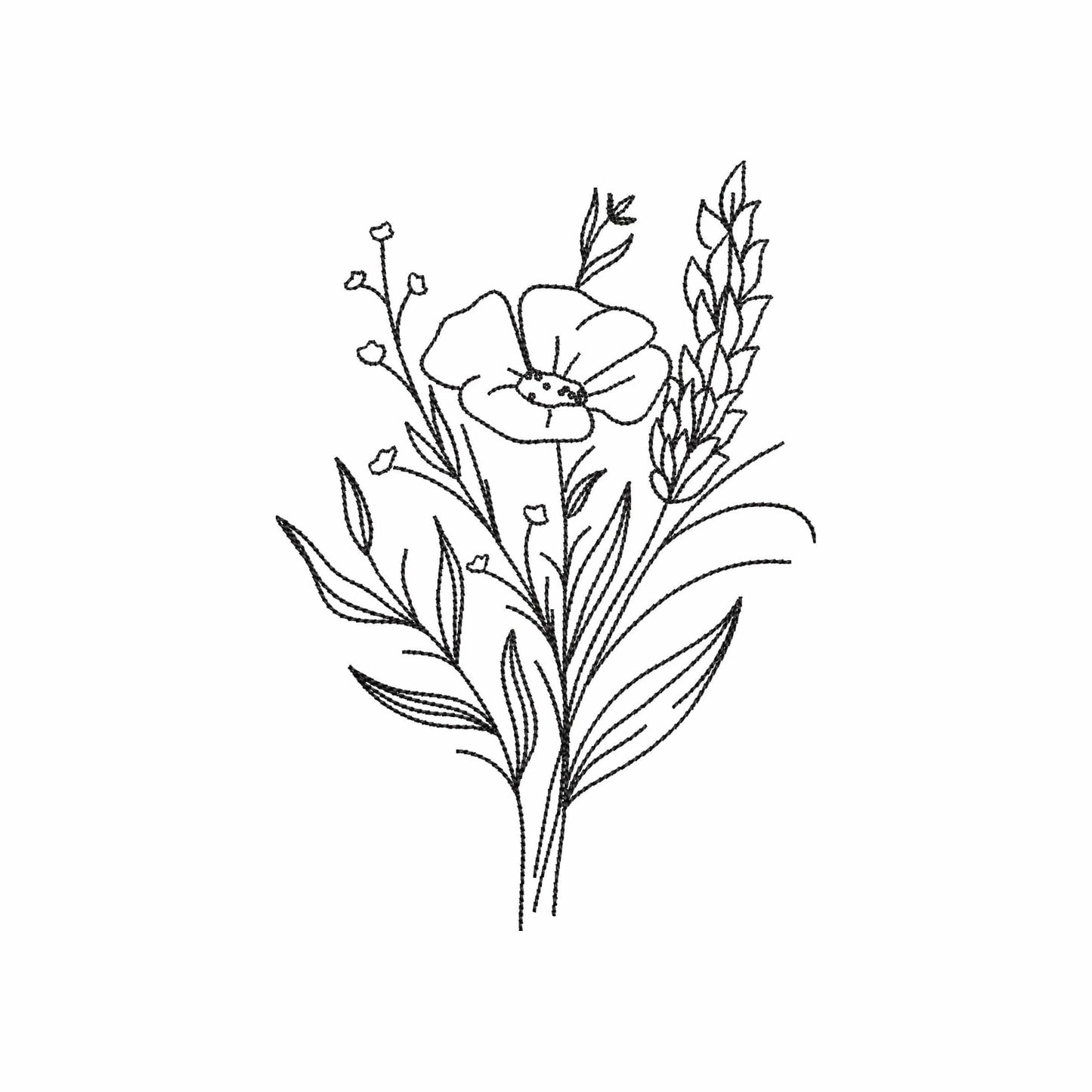 Wildflower - Embroidery design