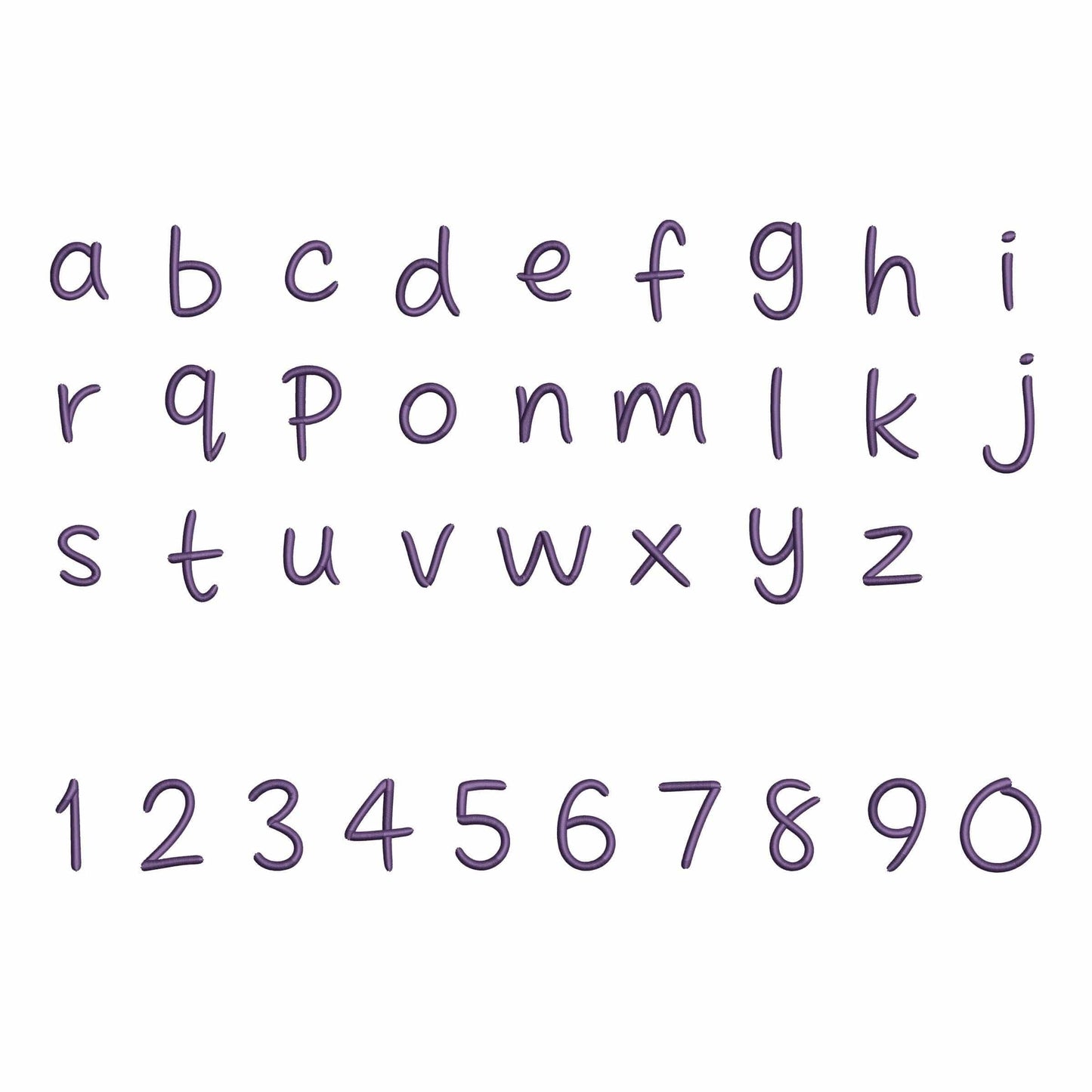 Bessie - Embroidery font