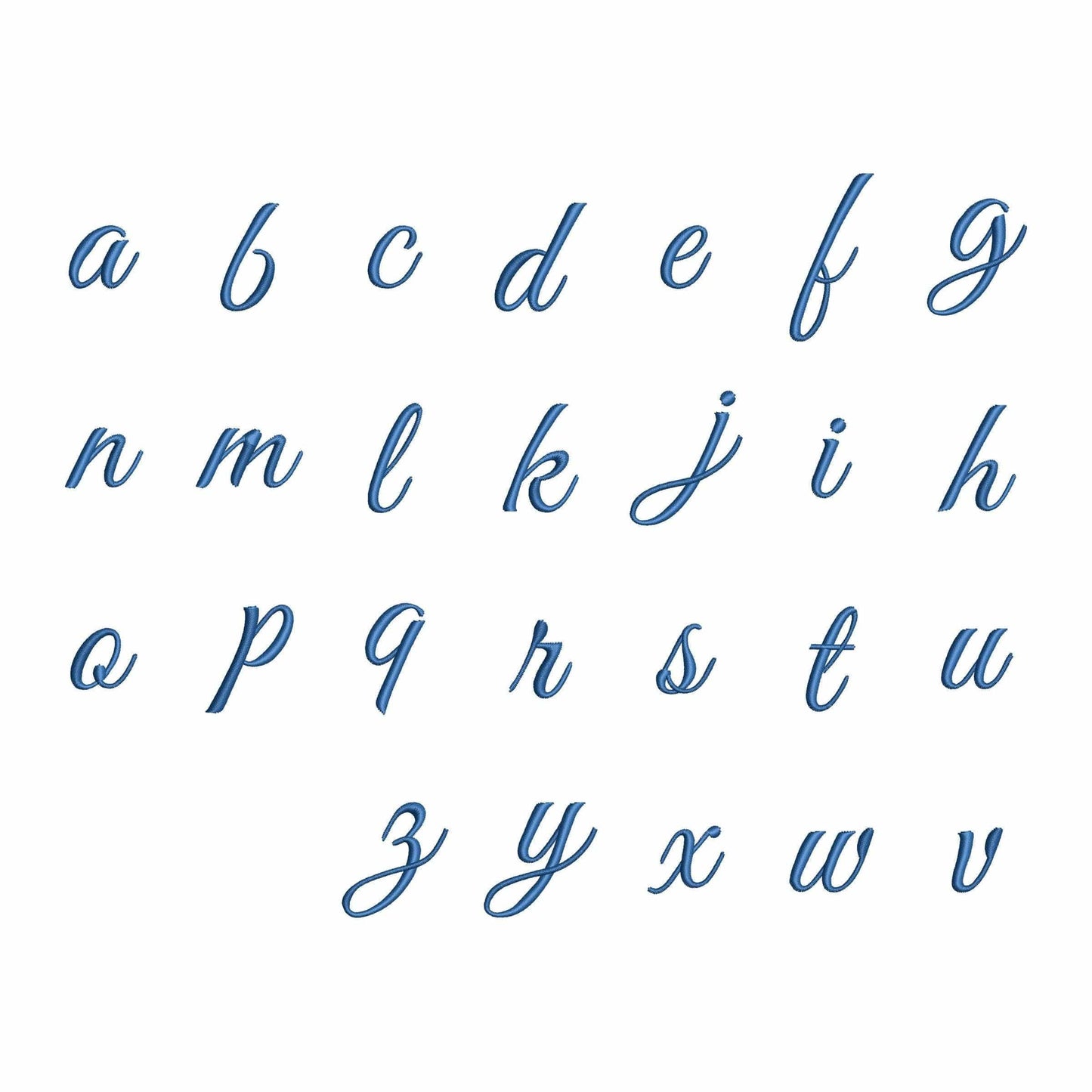 Let it snow - Embroidery font