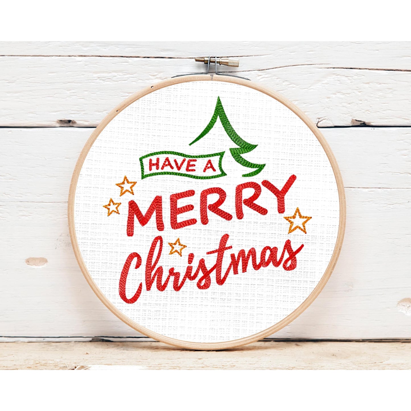 4 Christmas embroidery designs bundle