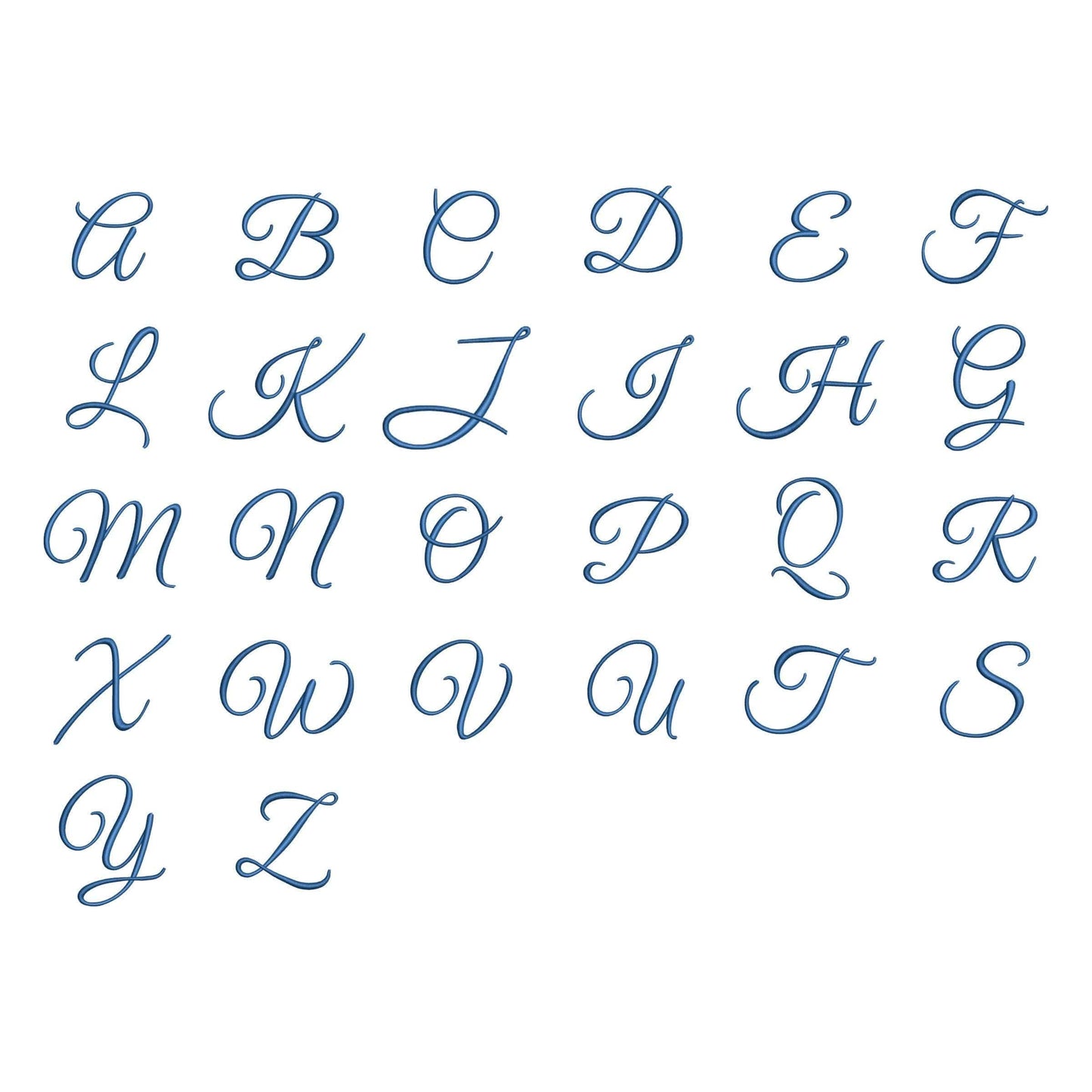 Let it snow - Embroidery font
