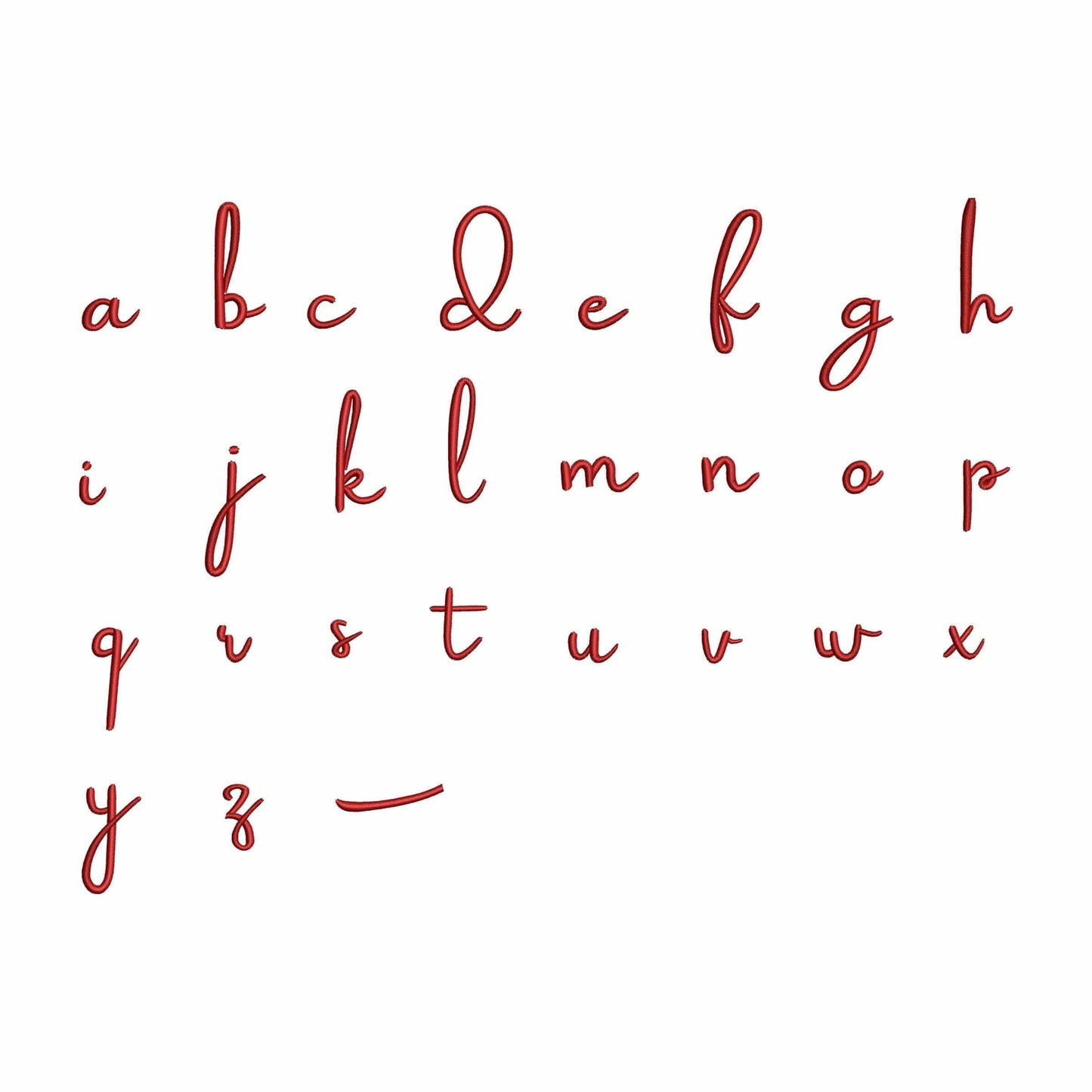 Adelie with tails - Embroidery font
