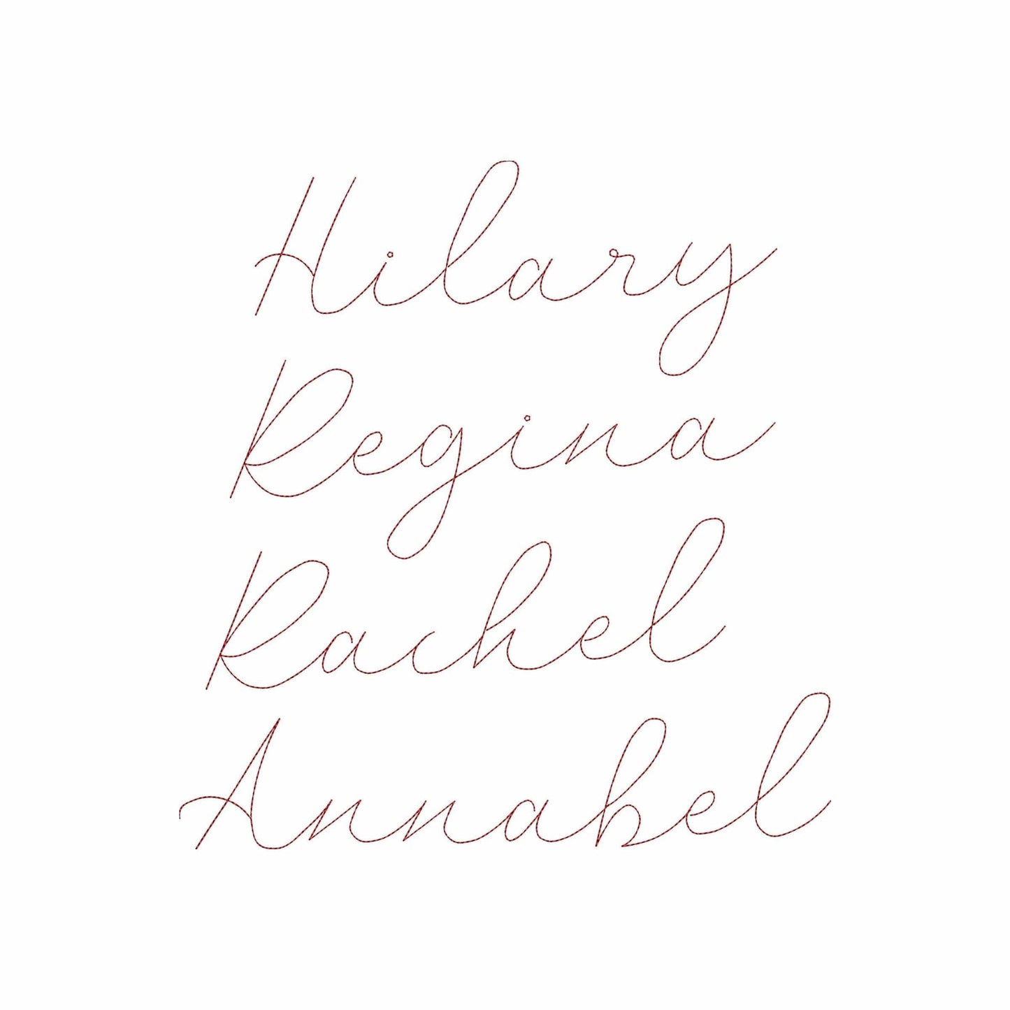 Marlena - Bean stitch Embroidery font