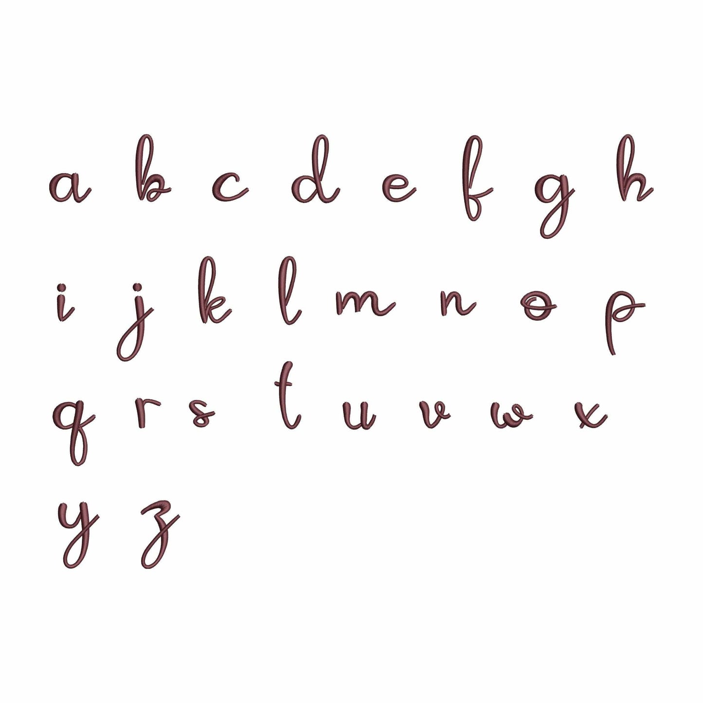 Coffee - Embroidery font