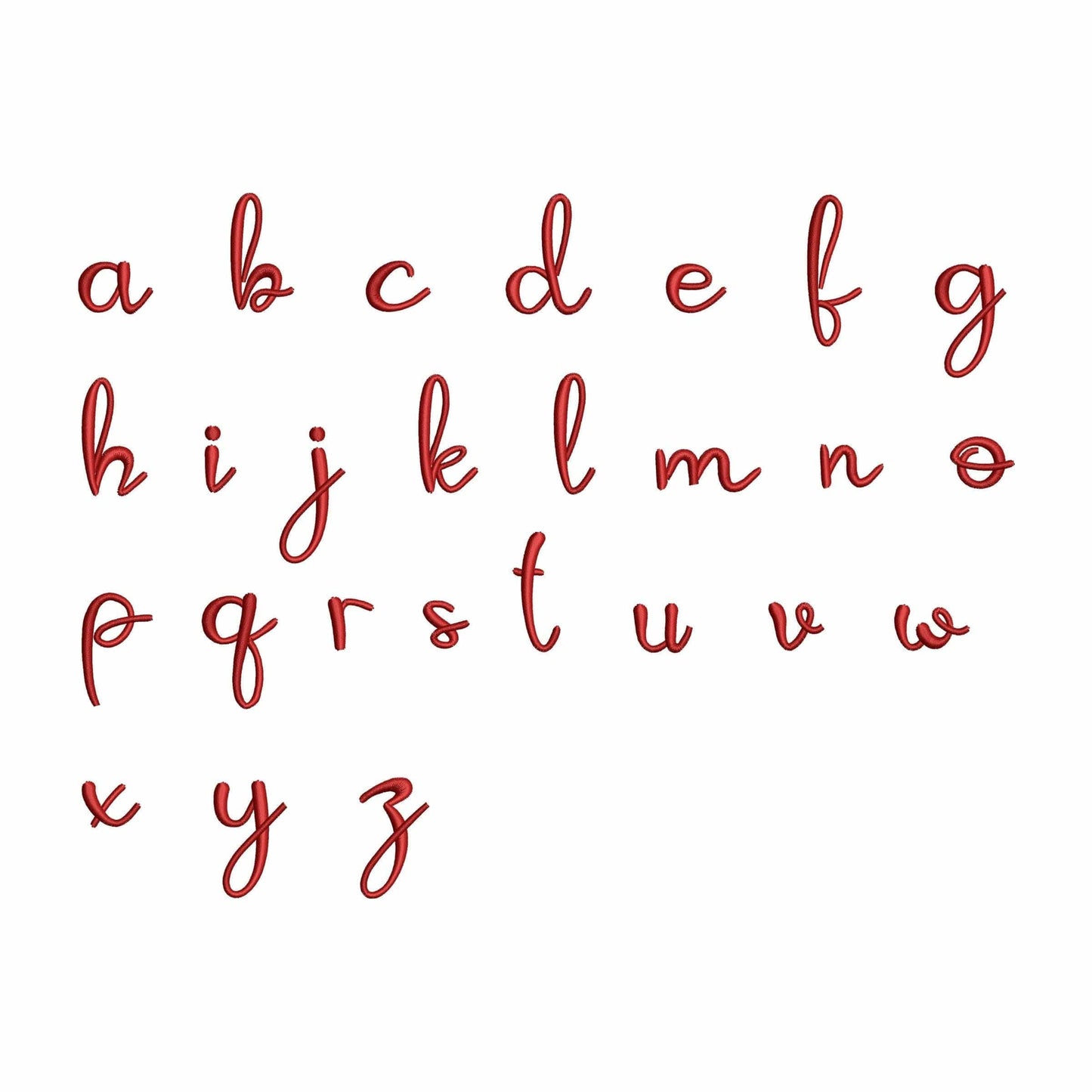 Coffee with tails - Embroidery font