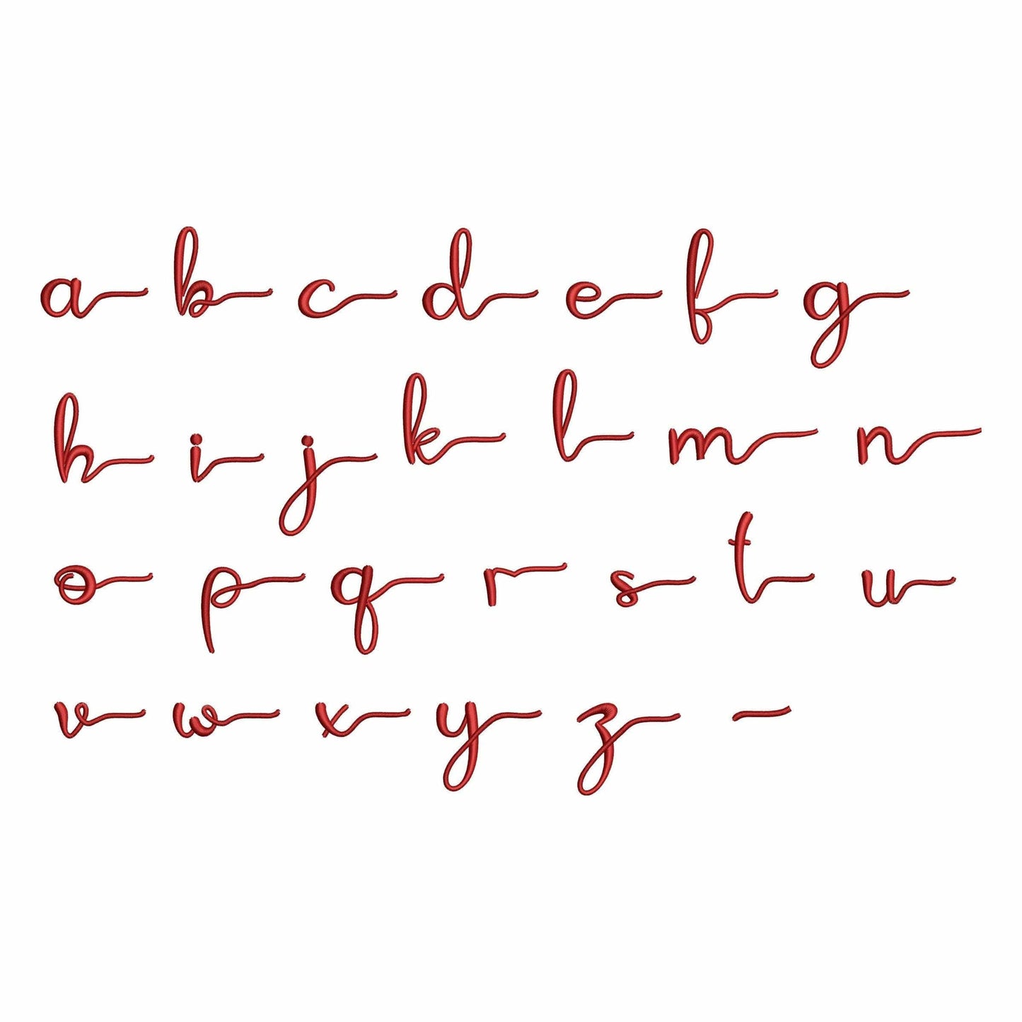 Coffee with tails - Embroidery font