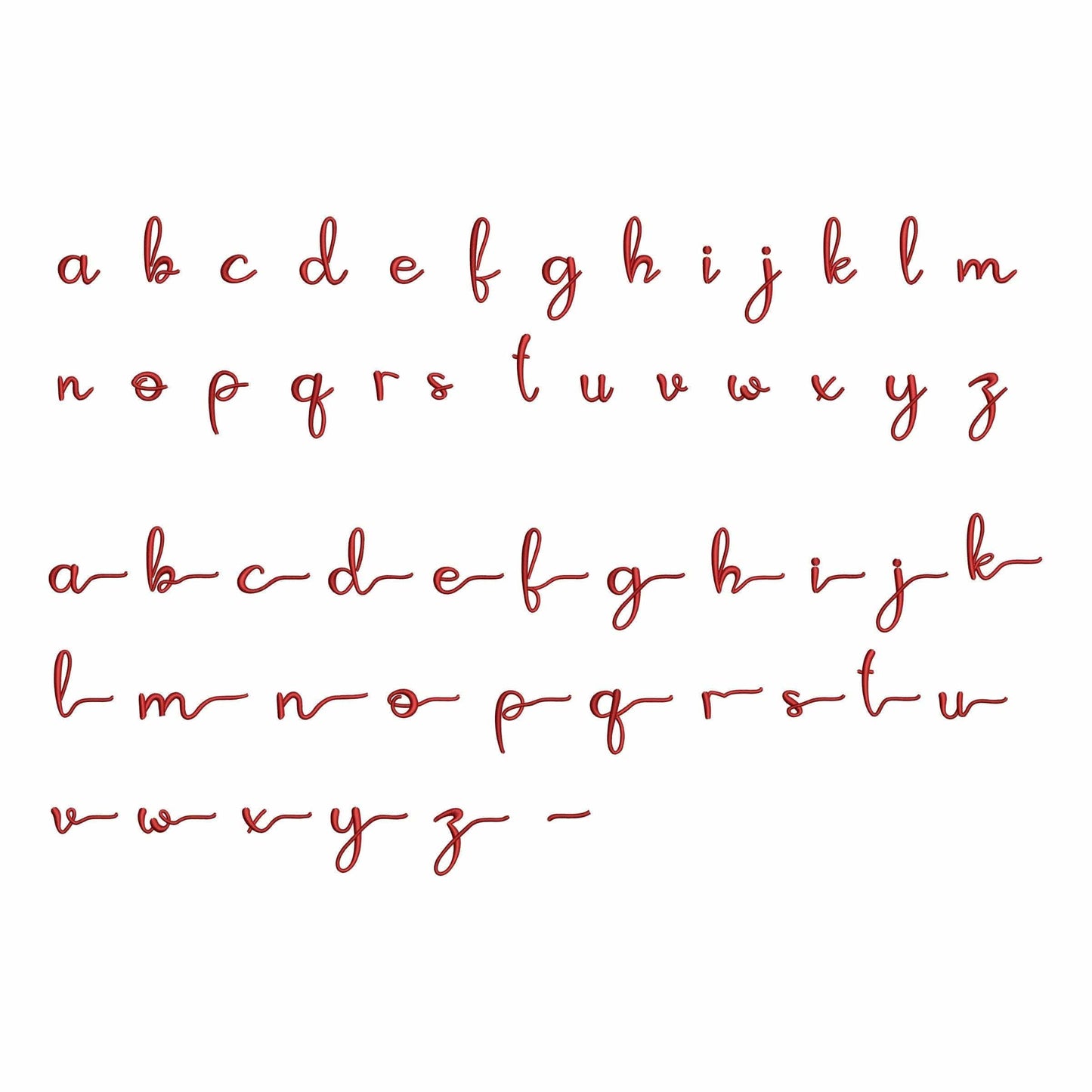 Coffee with tails - Embroidery font