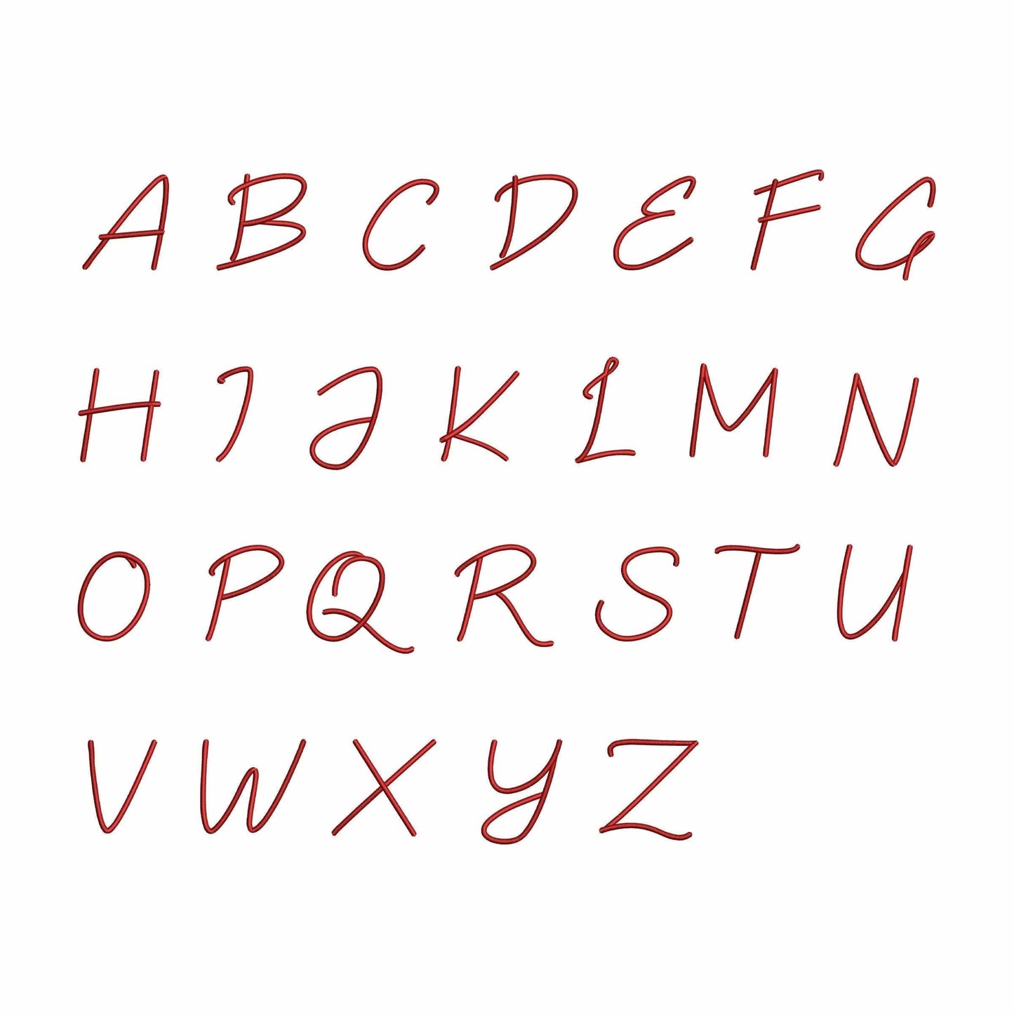 Dalla - Embroidery font