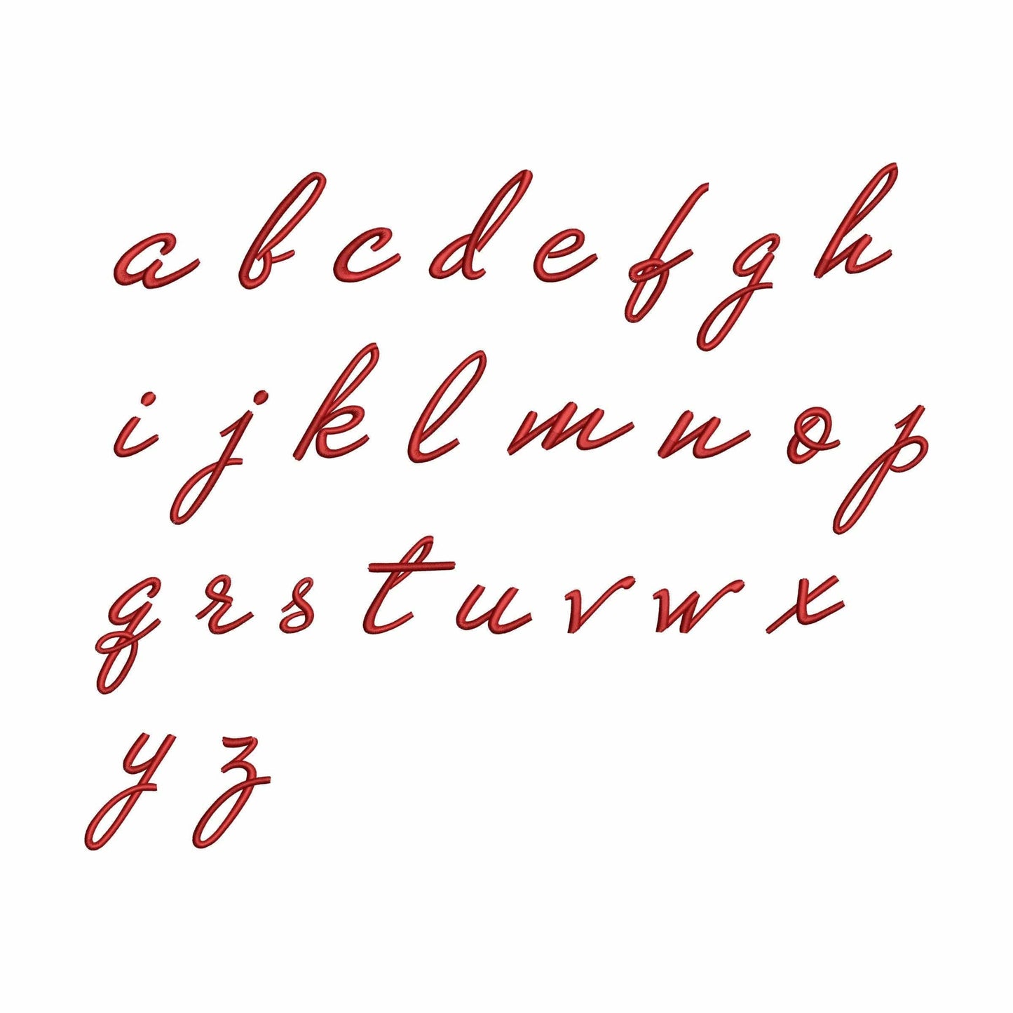 Beatrice - Embroidery font