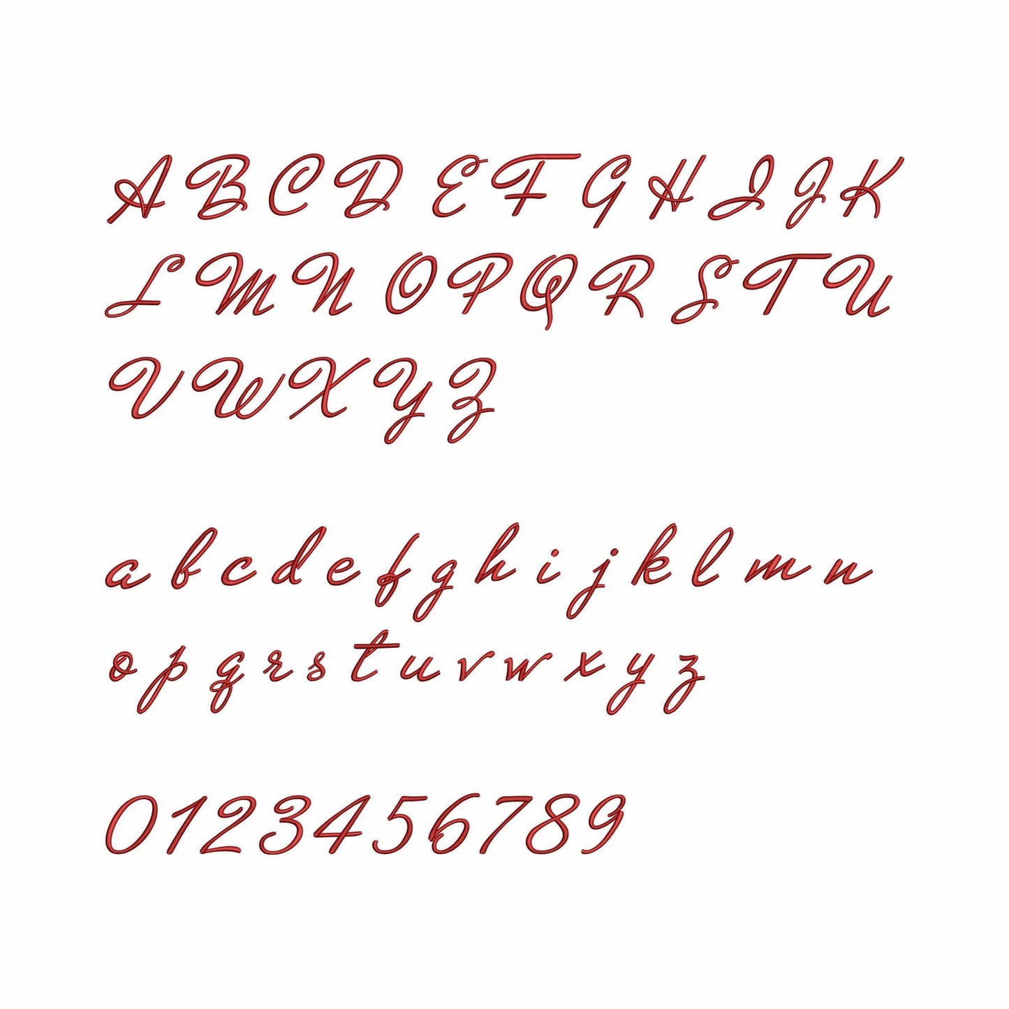 Beatrice - Embroidery font