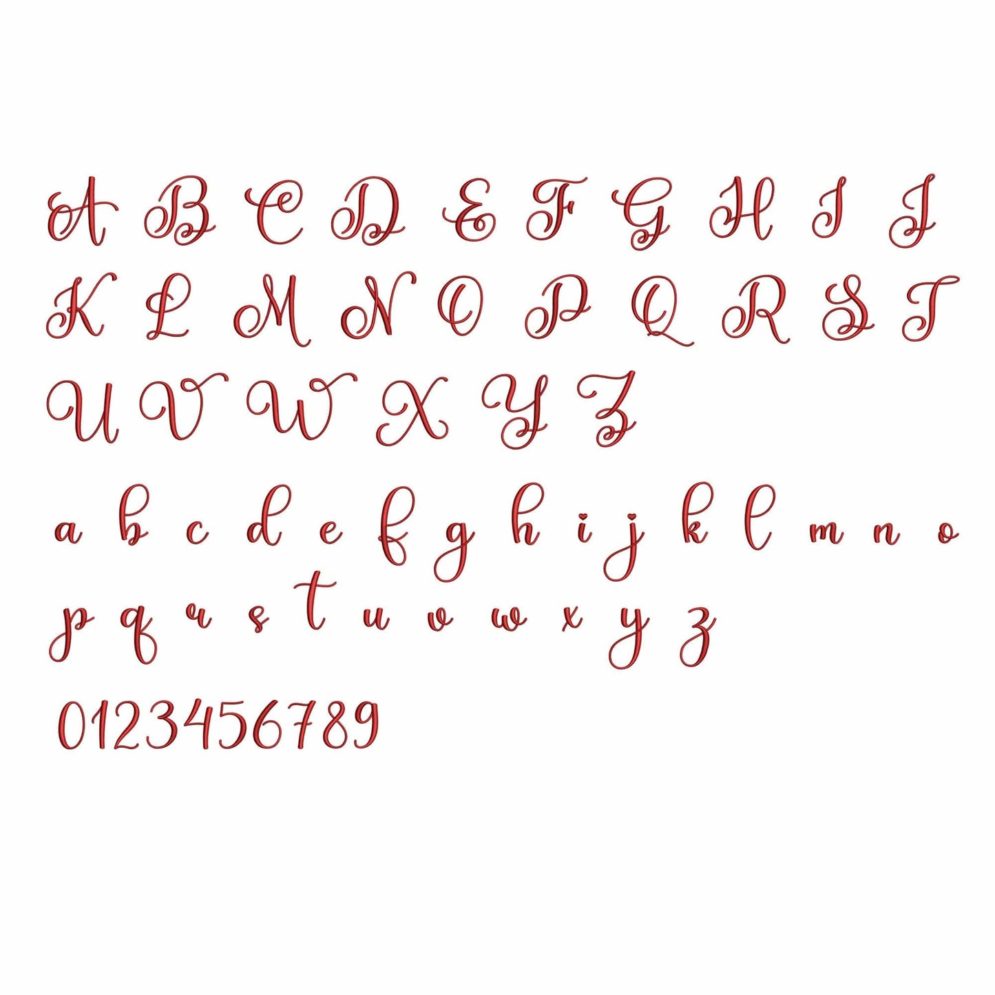 Mielie - Embroidery font