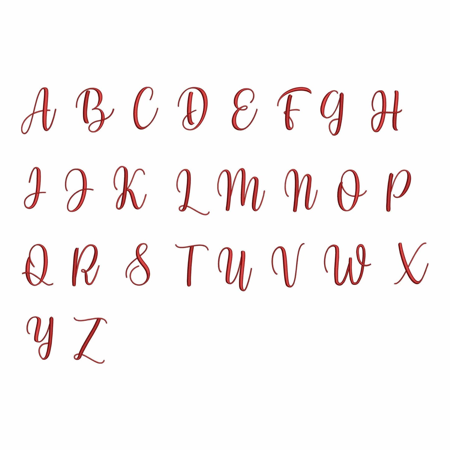 Happy Day - Embroidery font