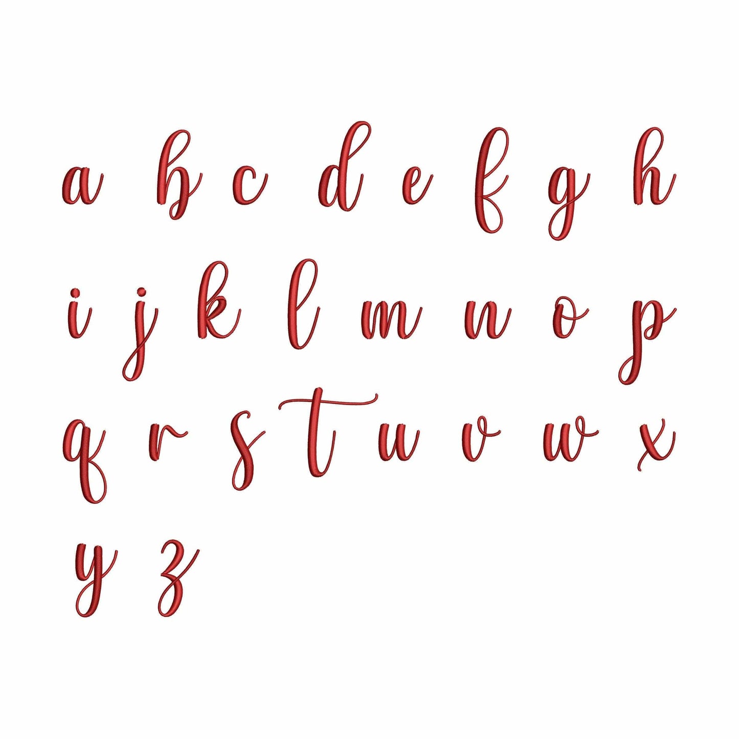 Happy Day - Embroidery font