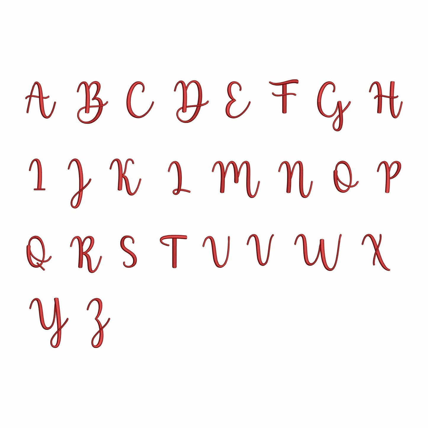 Be mine - Embroidery font