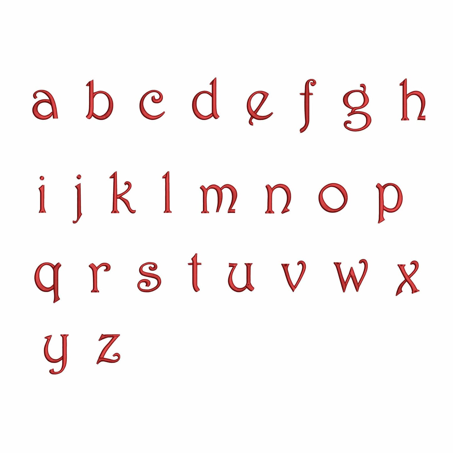 Santa Express - Embroidery font