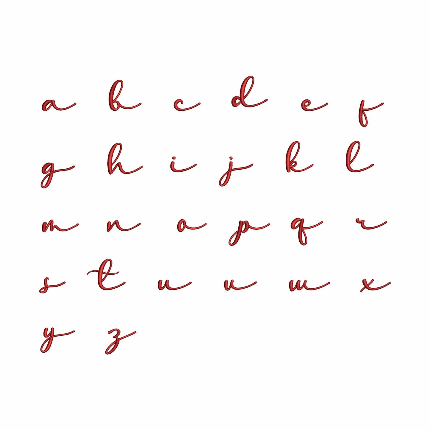 Hanna - Embroidery font