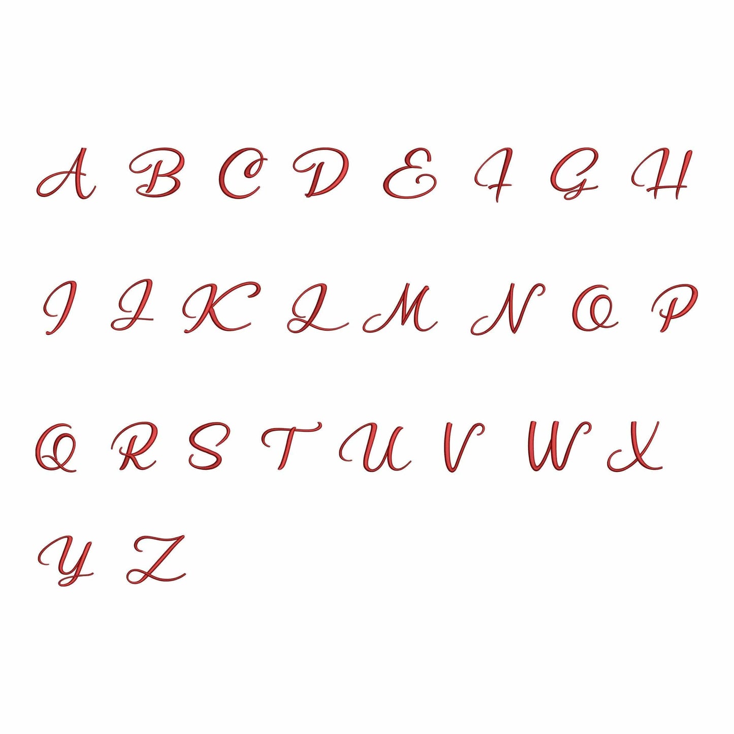 Hanna - Embroidery font