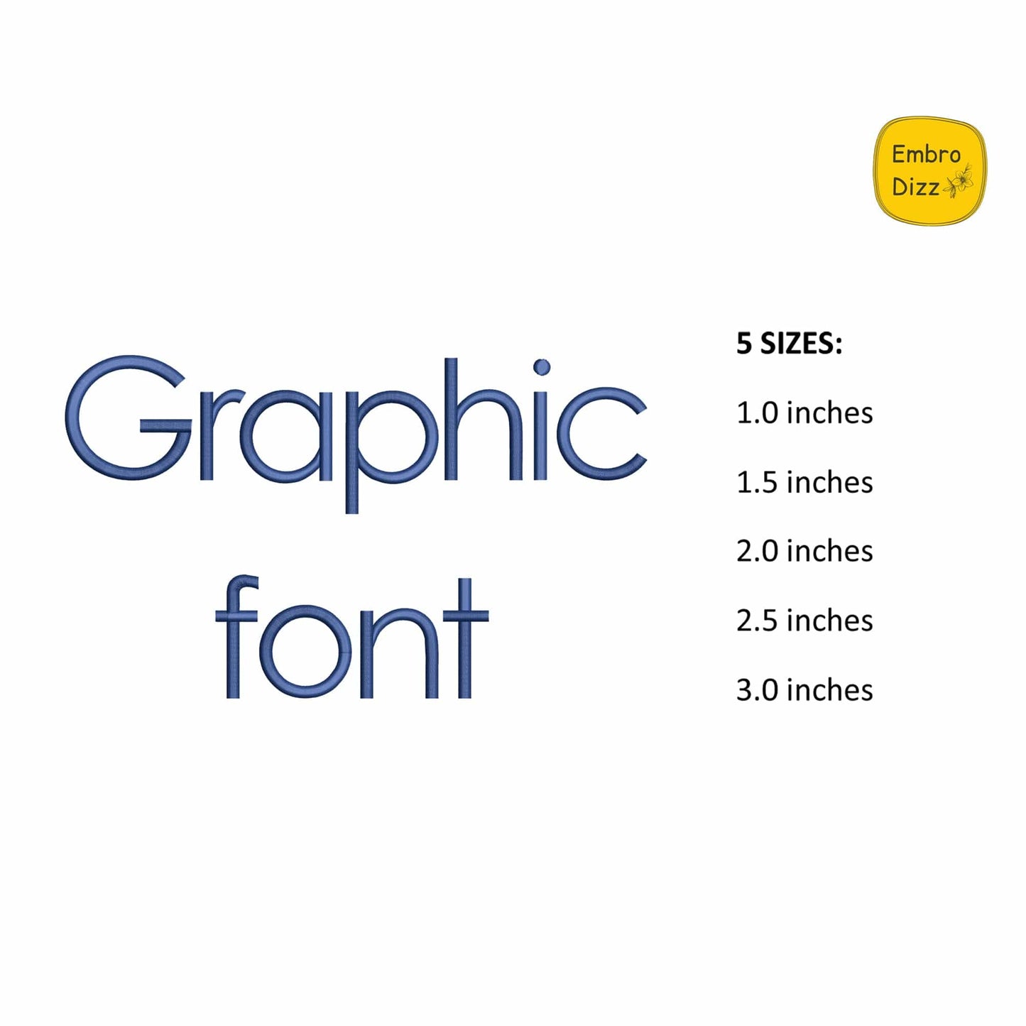 Graphic - Embroidery font