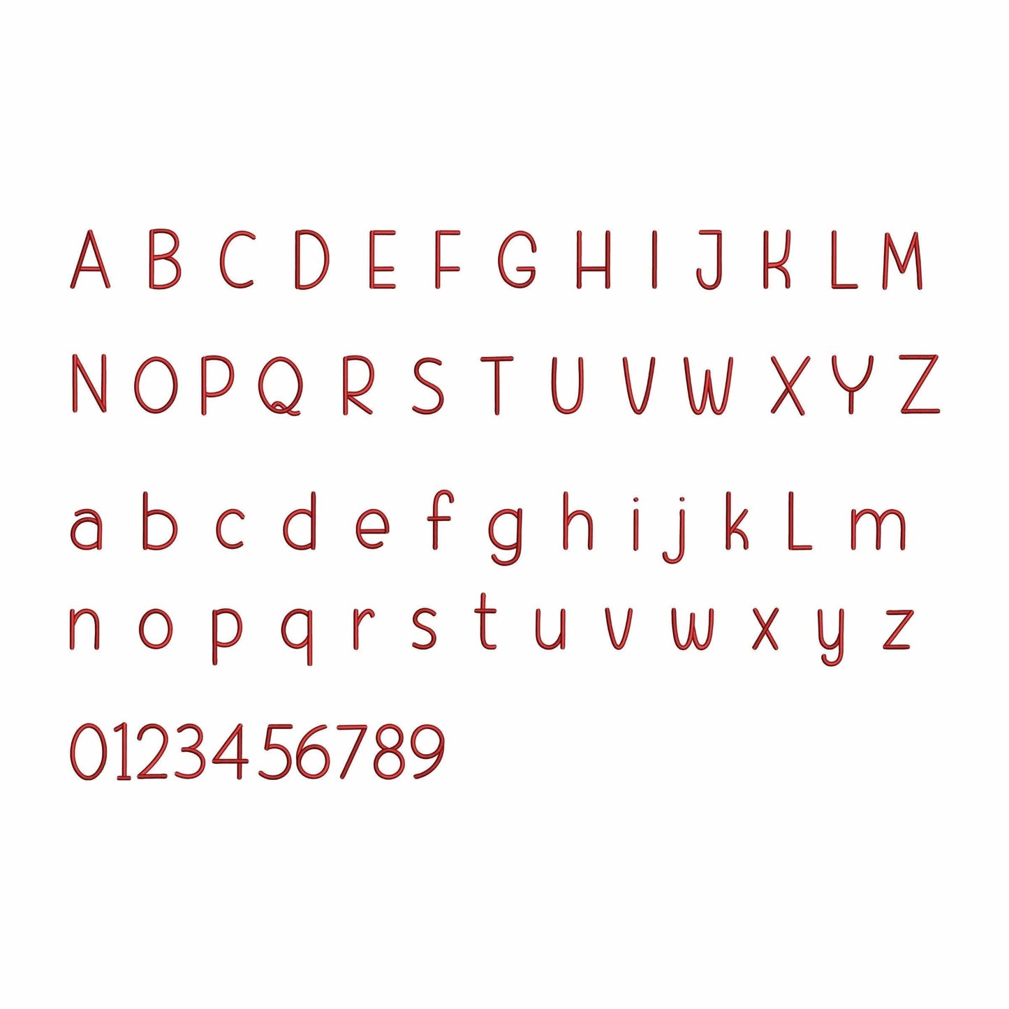 Farmland - Farmhouse embroidery font