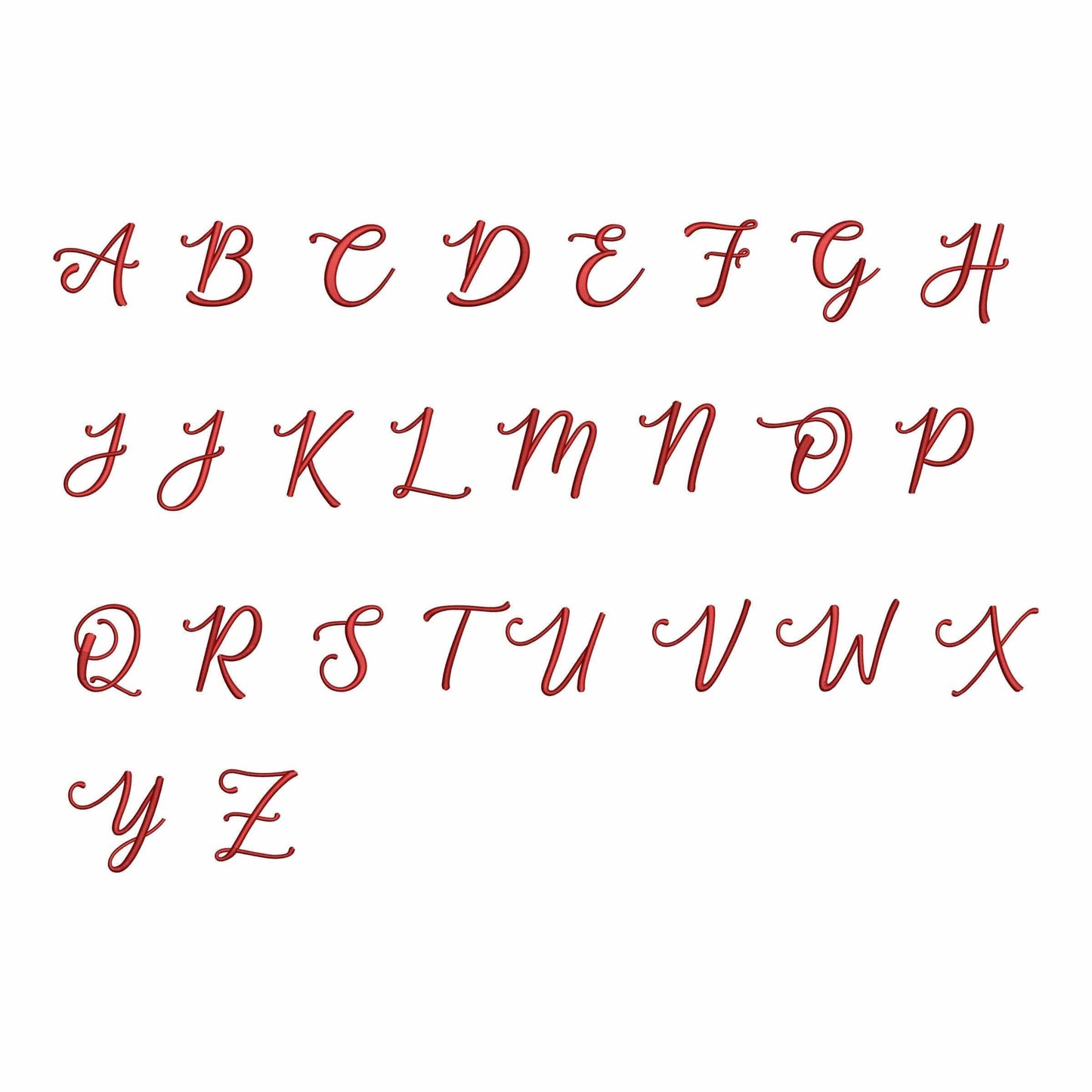 Mia Mia - Embroidery font