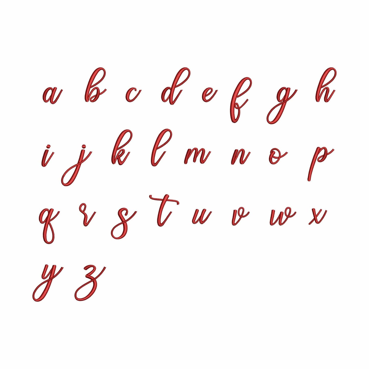 Mia Mia - Embroidery font