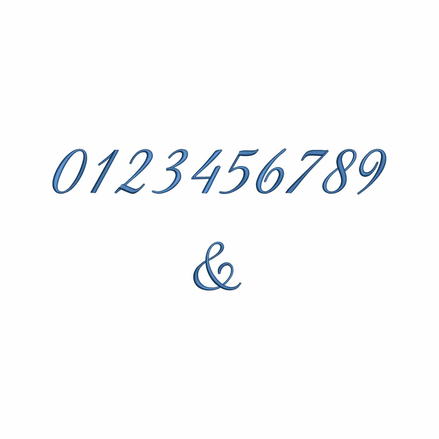 Let it snow - Embroidery font