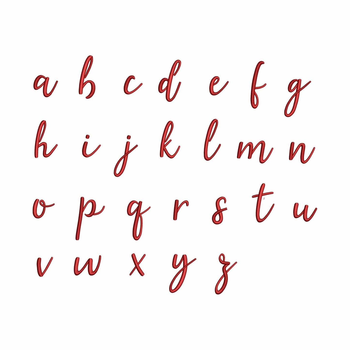 Amelia - Embroidery font