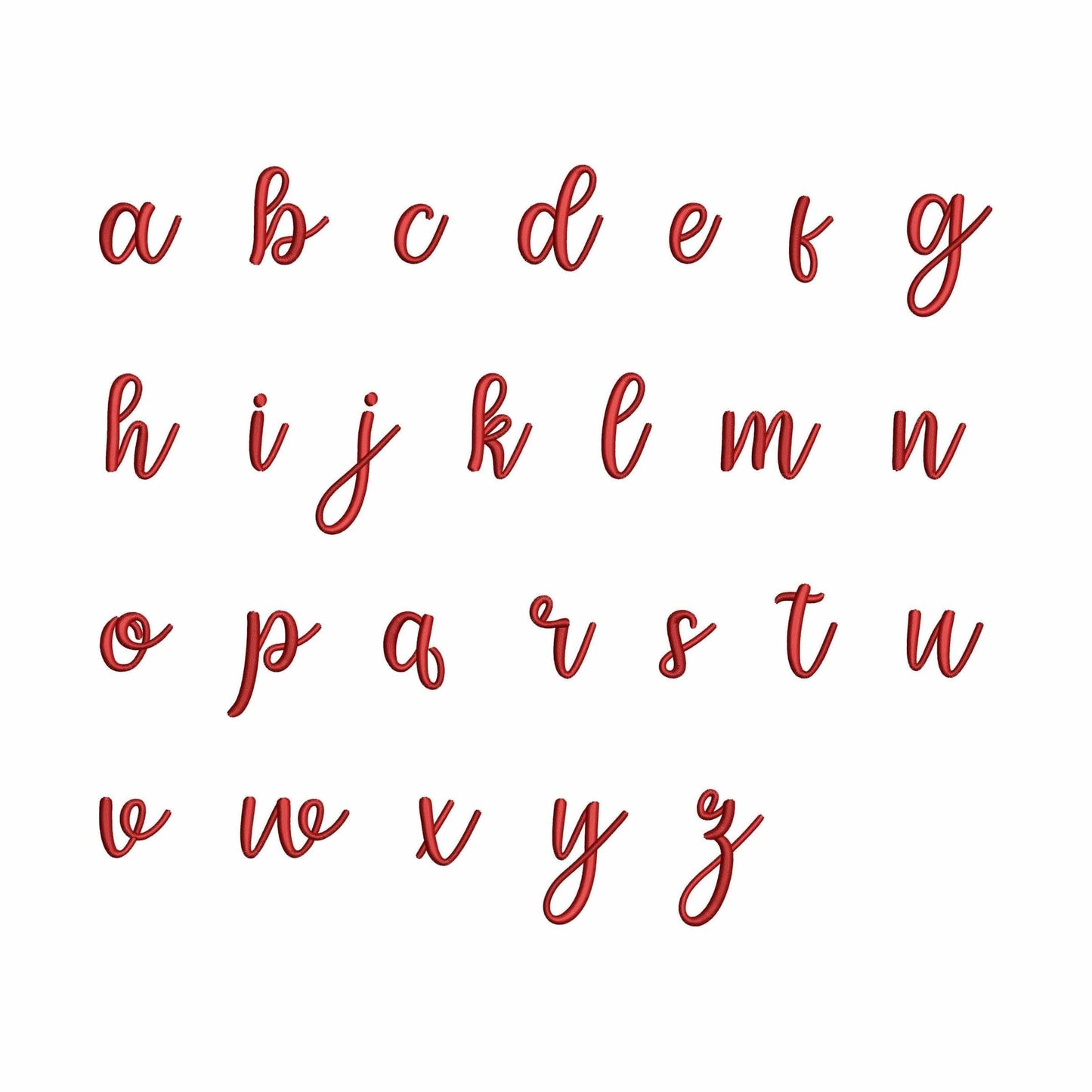 Sweet with tails - Embroidery font