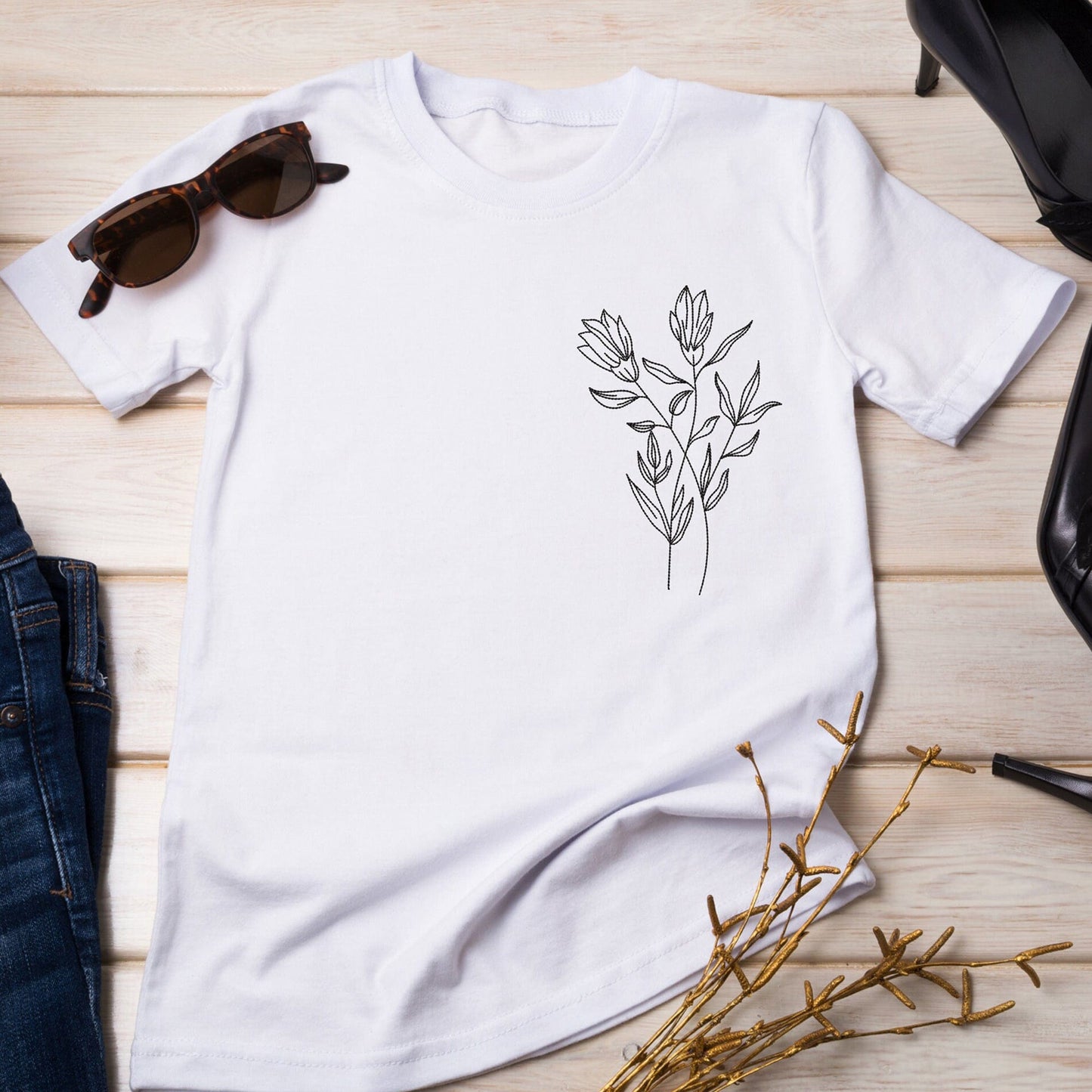 Wild flower - Embroidery design