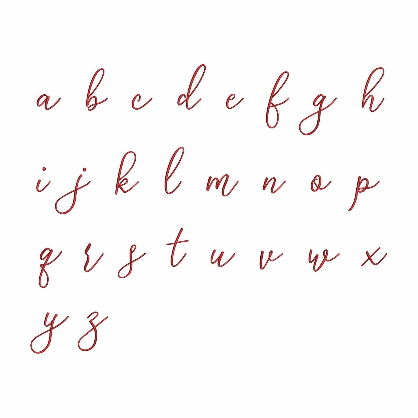Barbi - Embroidery font