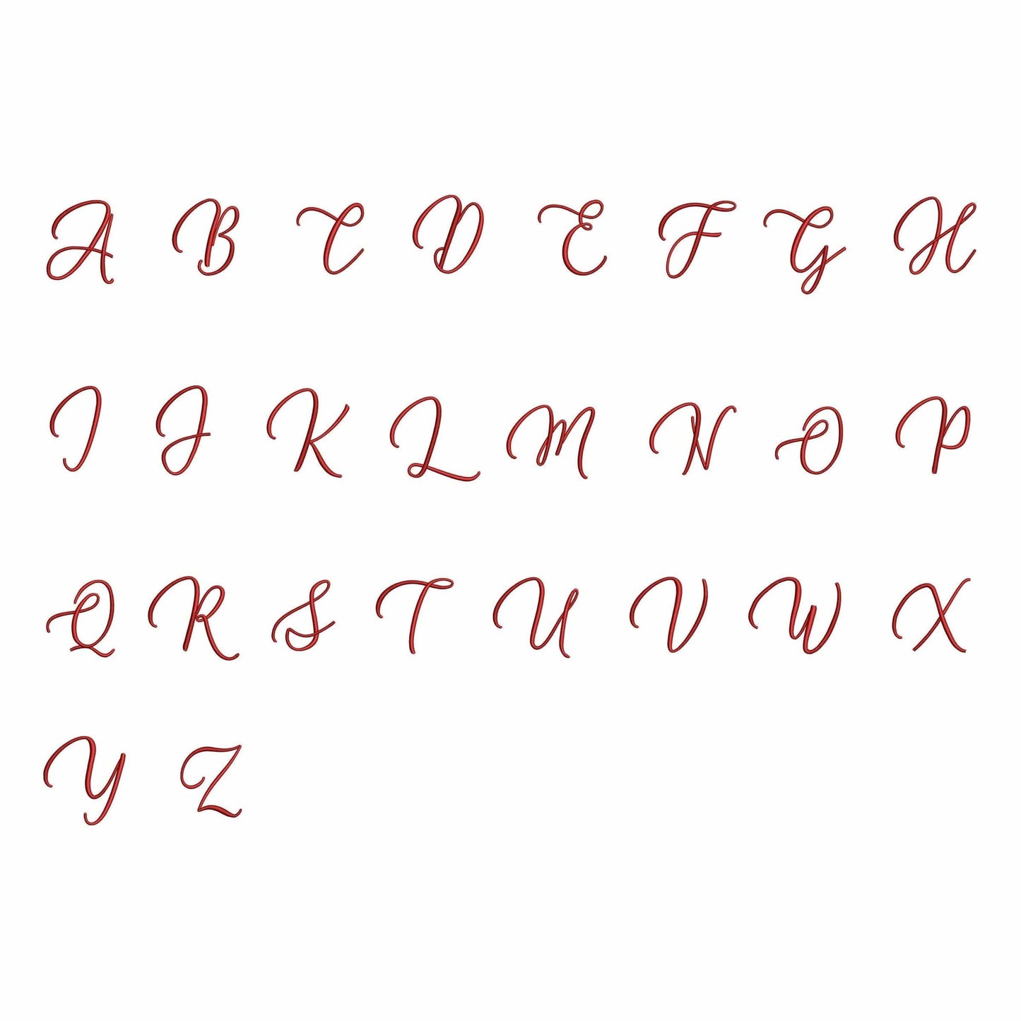 Barbi - Embroidery font