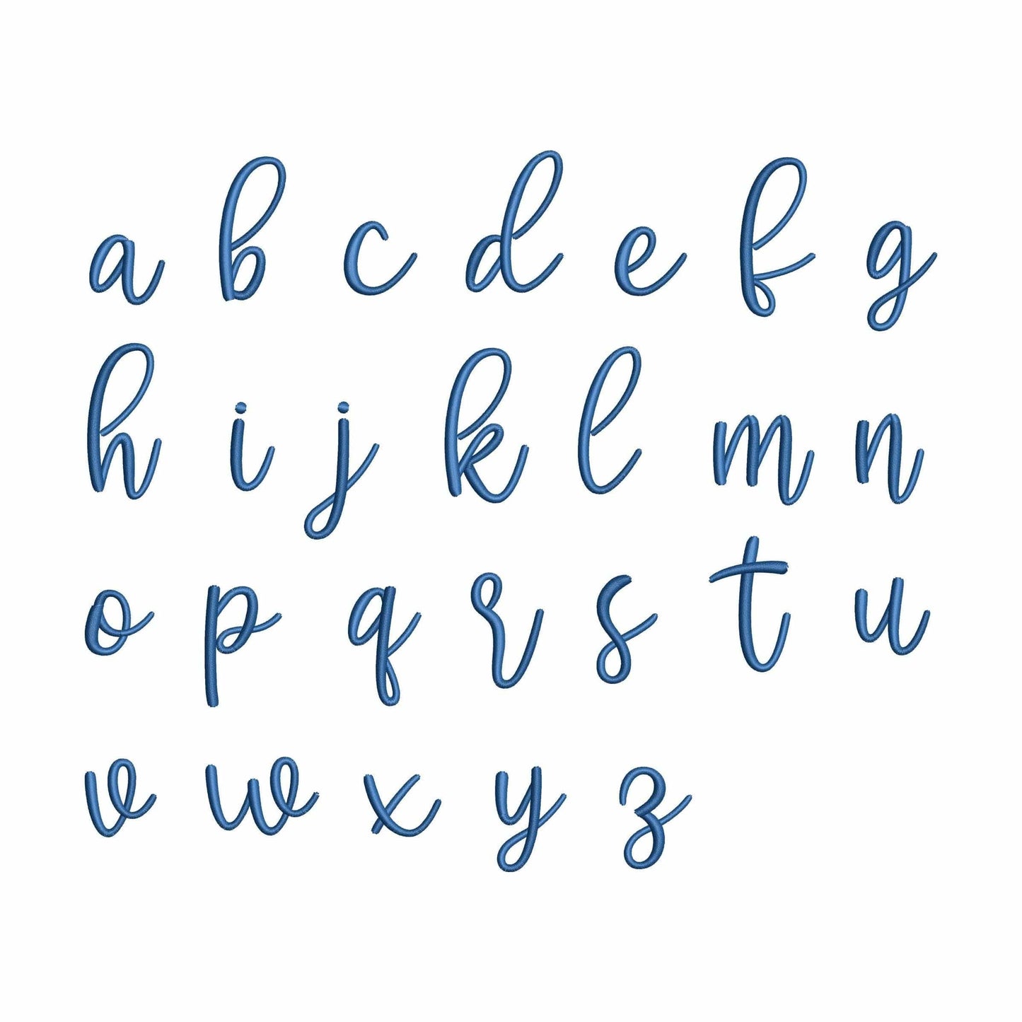 Diana - Embroidery font