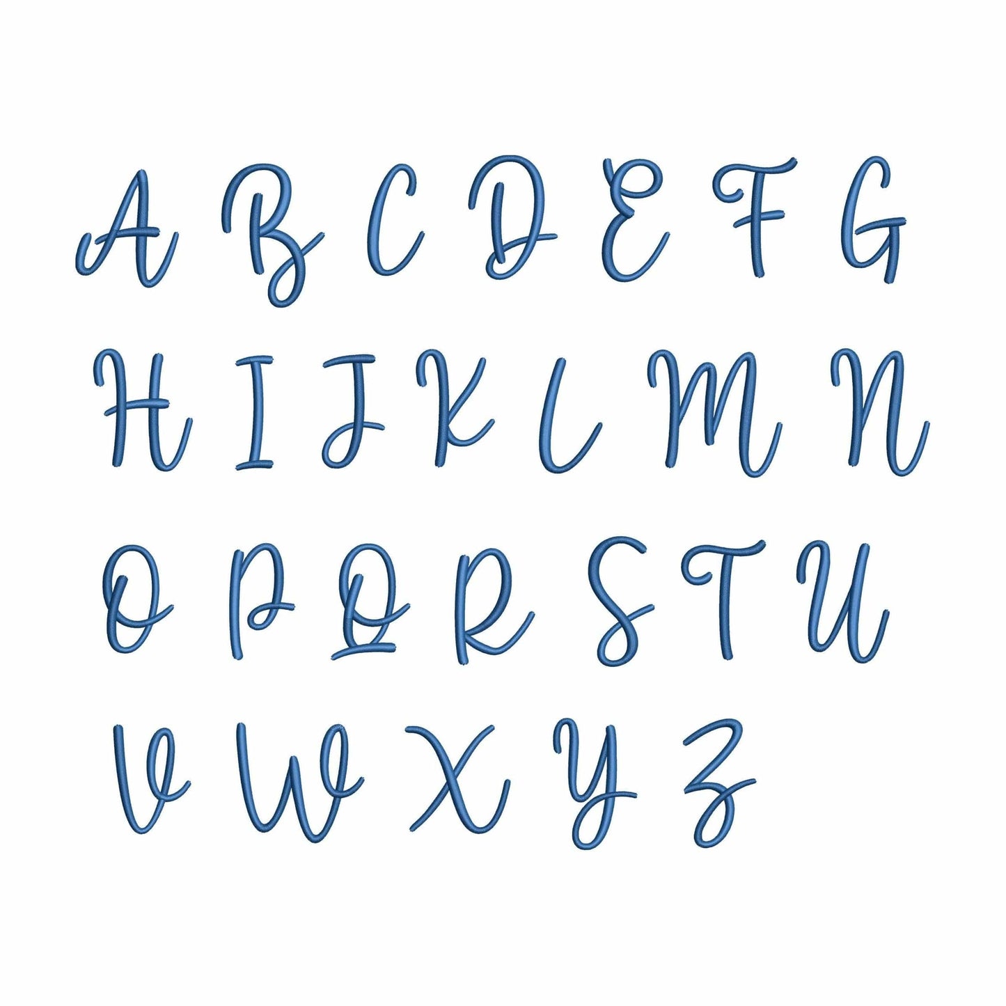 Diana - Embroidery font