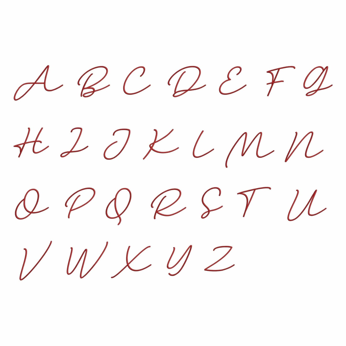 Hailey - Embroidery font