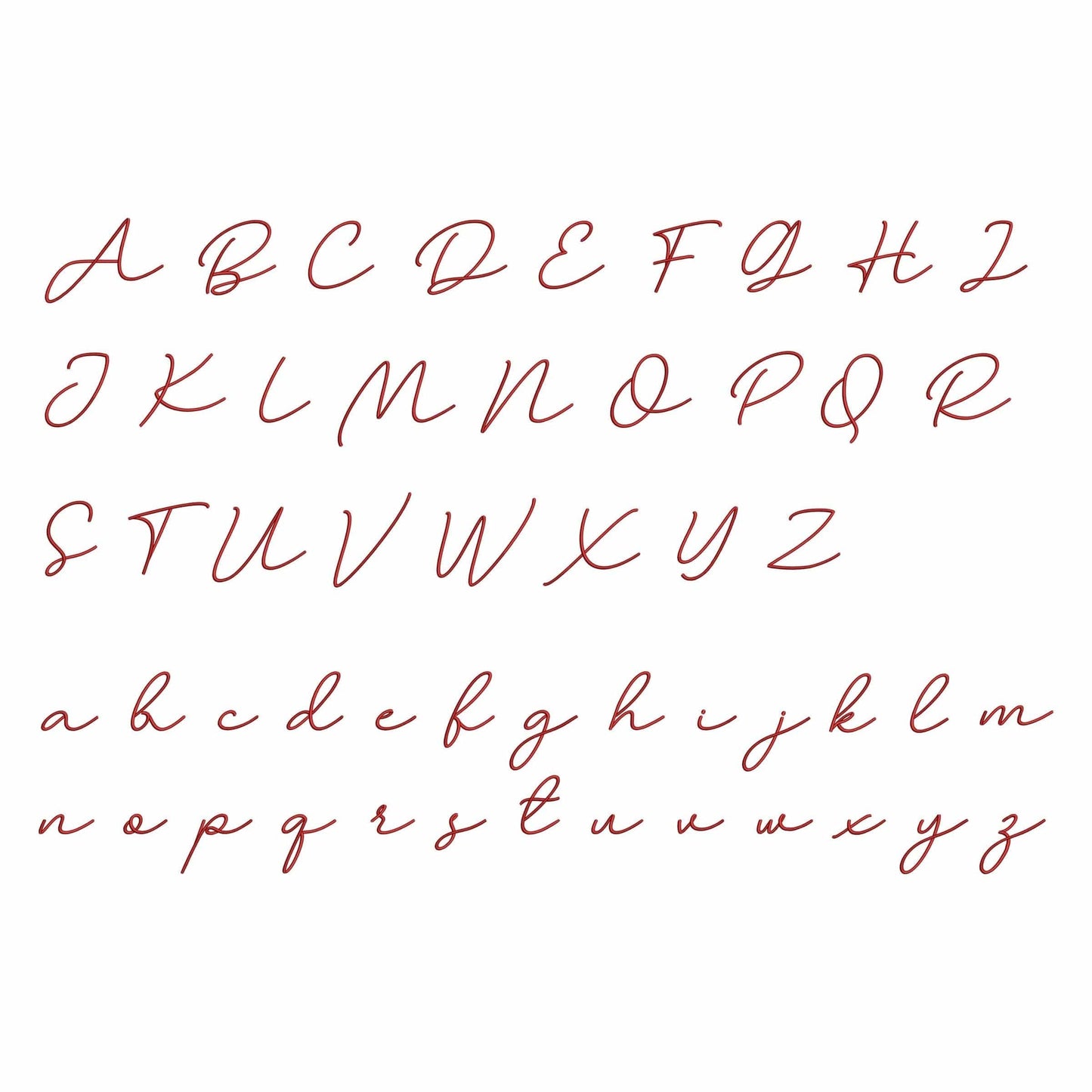 Hailey - Embroidery font